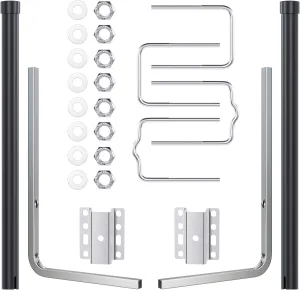 KUAFU Boat Trailer Guide Poles with PVC Pipes for Ski Boat Fishing Boat or Sailboat Trailer Compatible with Frames up to 3" w x 4-1/4" H