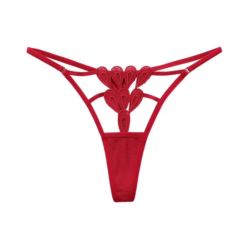 Lace Sexy Erotic Spaghetti Strap Tempting Thong Panties