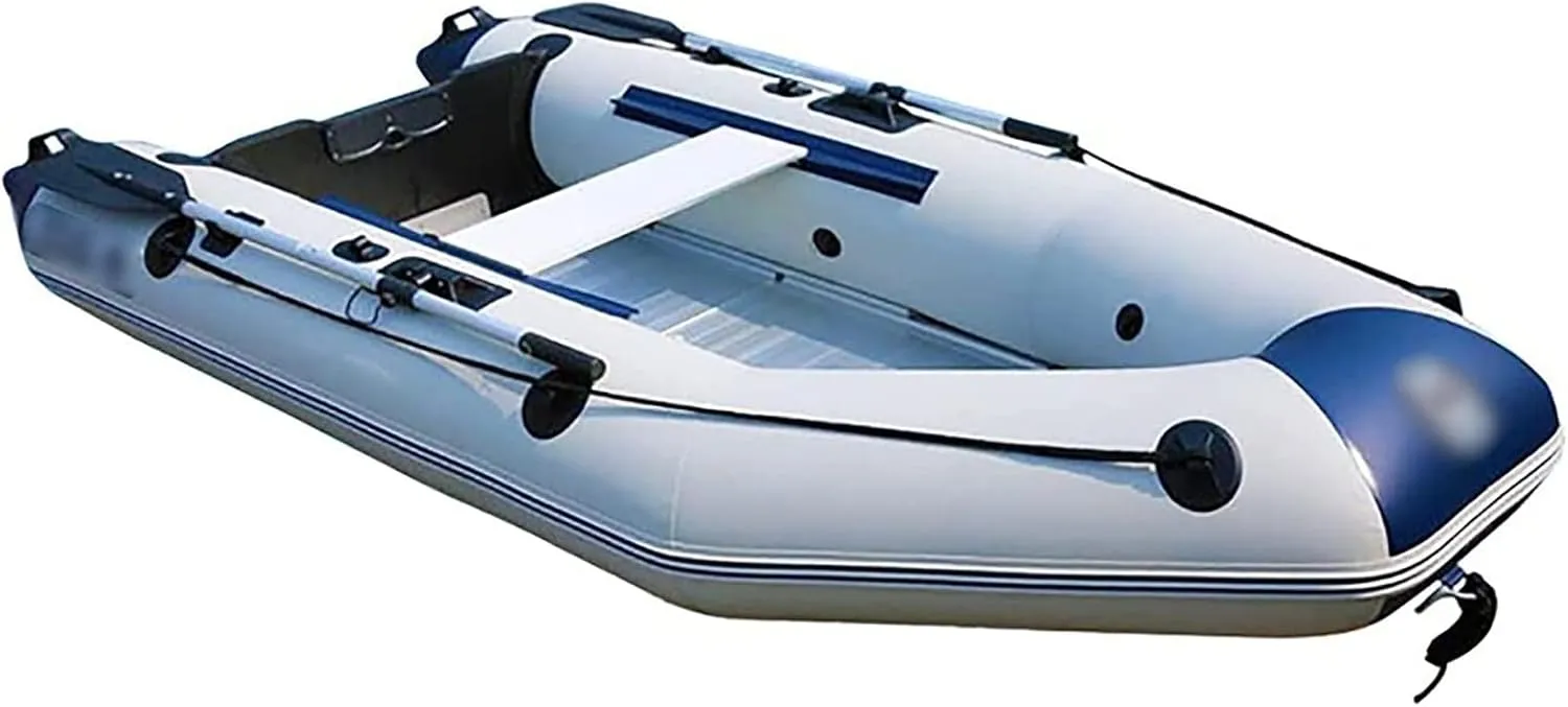 Large Inflatable Kayaks Assault Boat Speed Boat Inflatable Boat Thick Wear-Resistant Kayak 3-8 People Assault Boat Speedboat Inflatable Boat Rubber Boat Thickened Hard Bottom,A