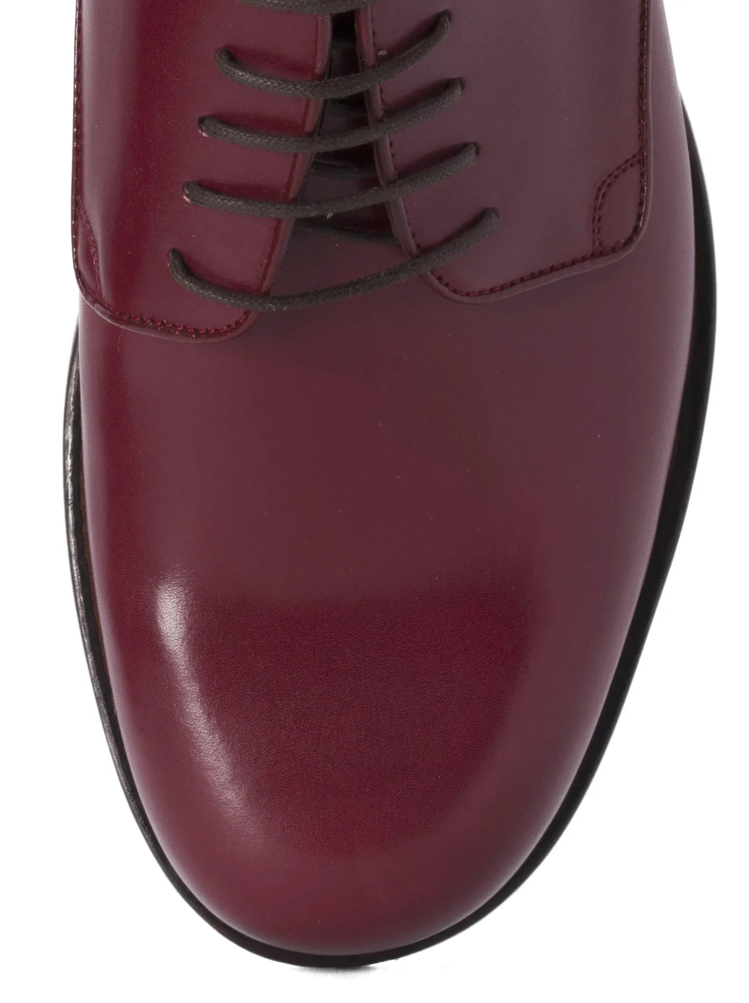 Leather Lace-Up Shoe