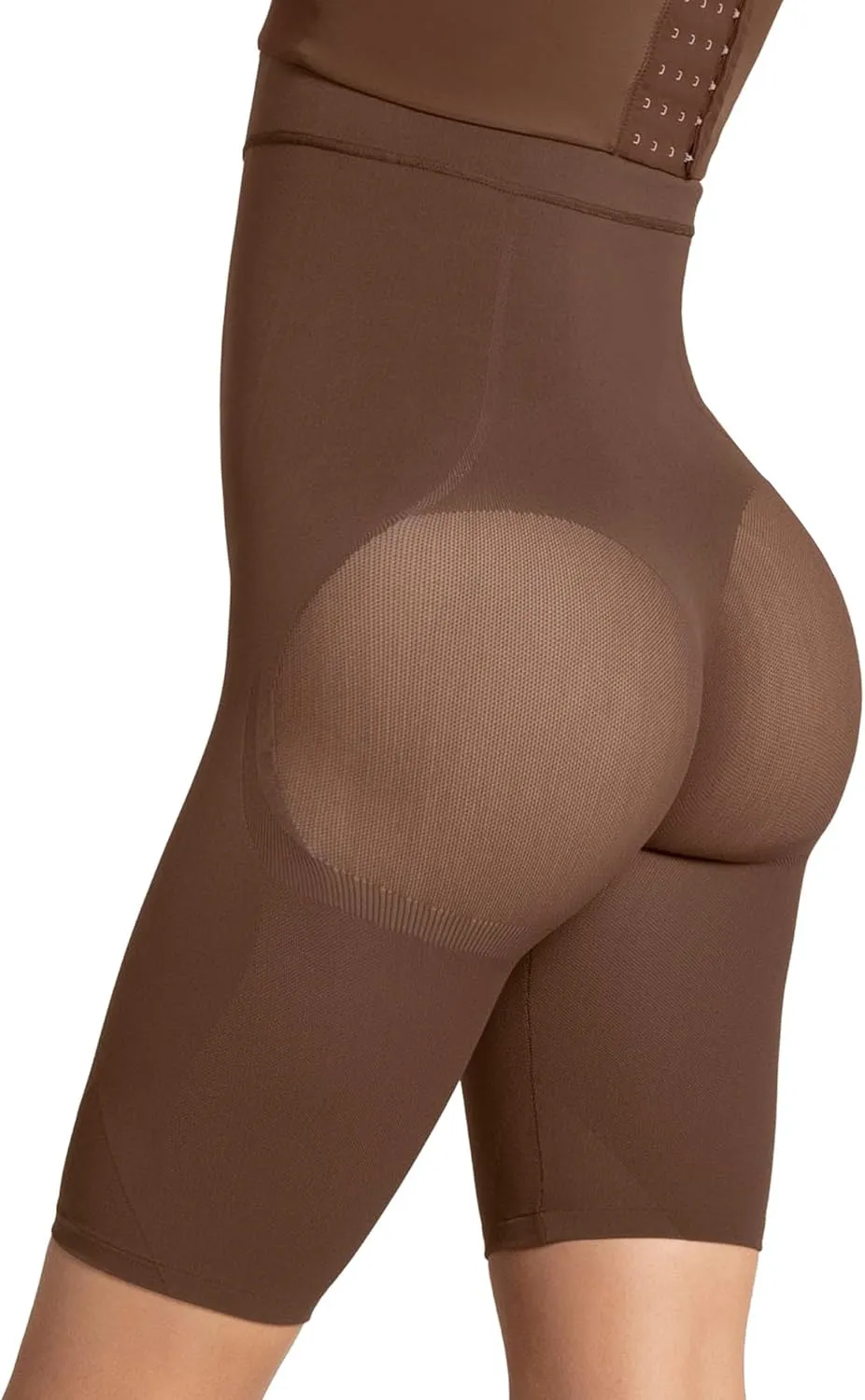 Leonisa High Waisted Shapewear Shorts for Women – Tummy Control Shaper Shorts, Invisible Butt Lifter Body Shaper