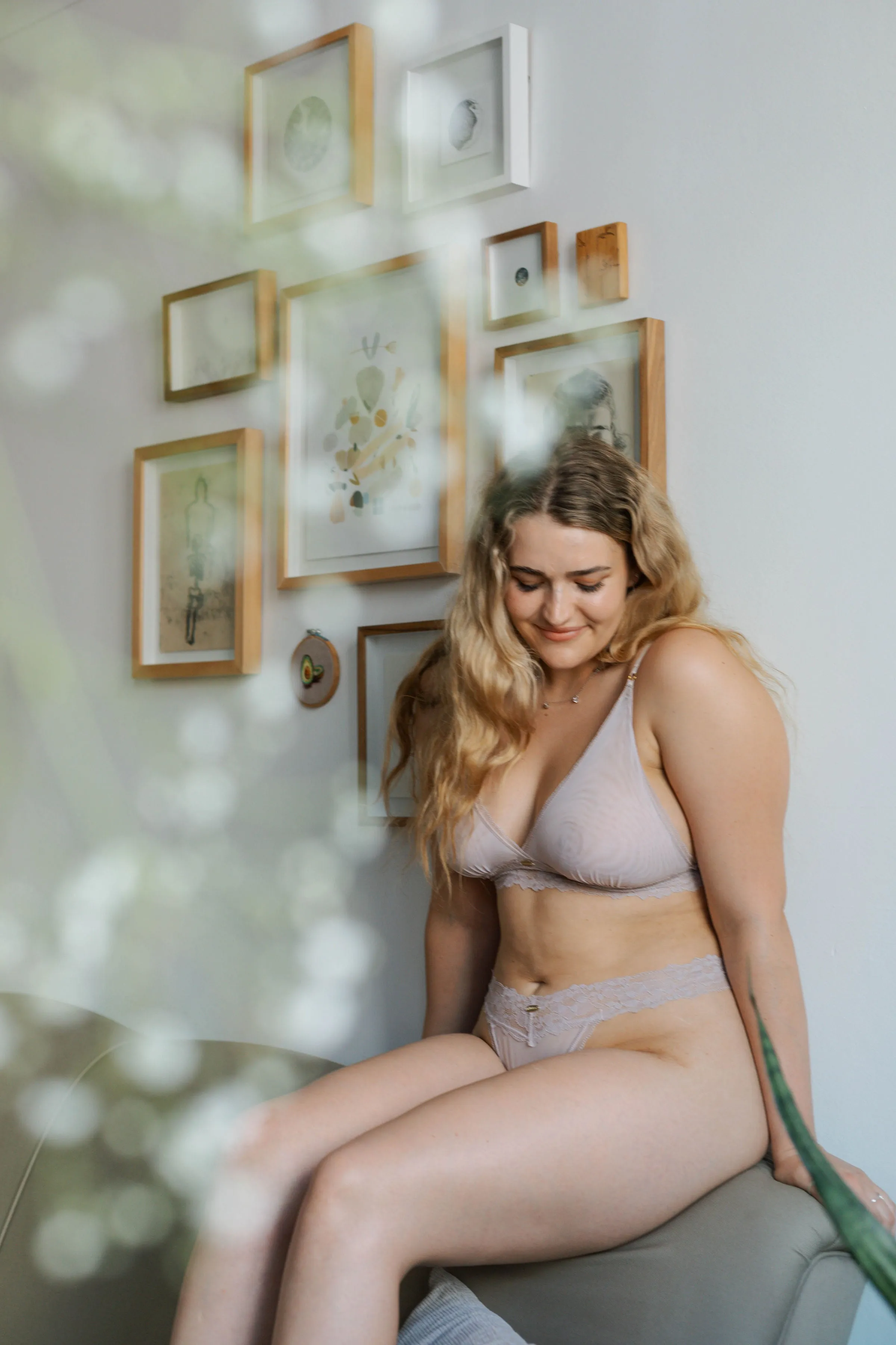 Lia and Thong Set | Bare Beige