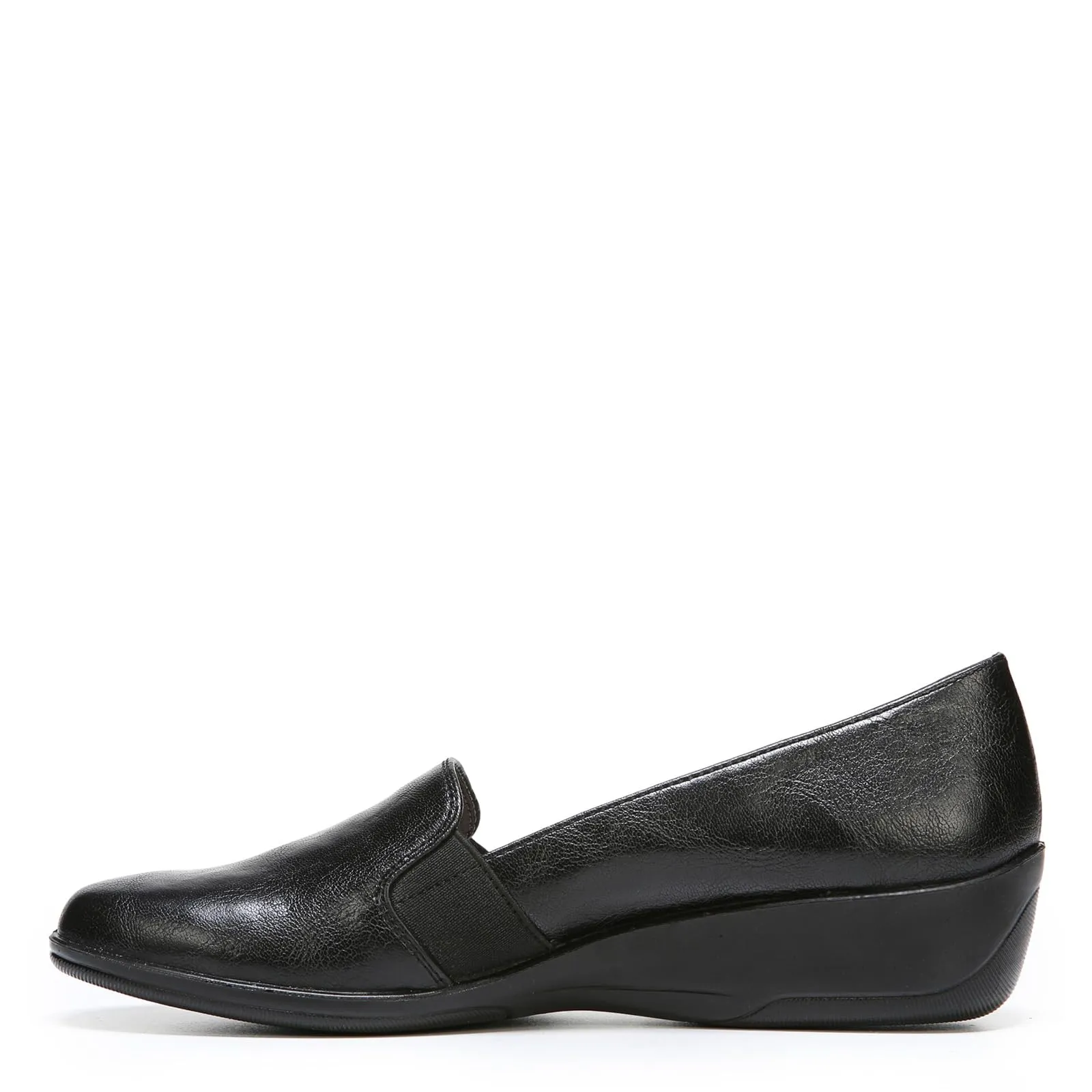 LifeStride womens Isabelle Loafer Flat, Black, 10 US