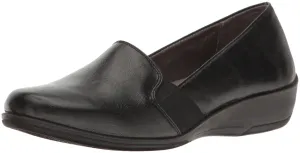 LifeStride womens Isabelle Loafer Flat, Black, 10 US