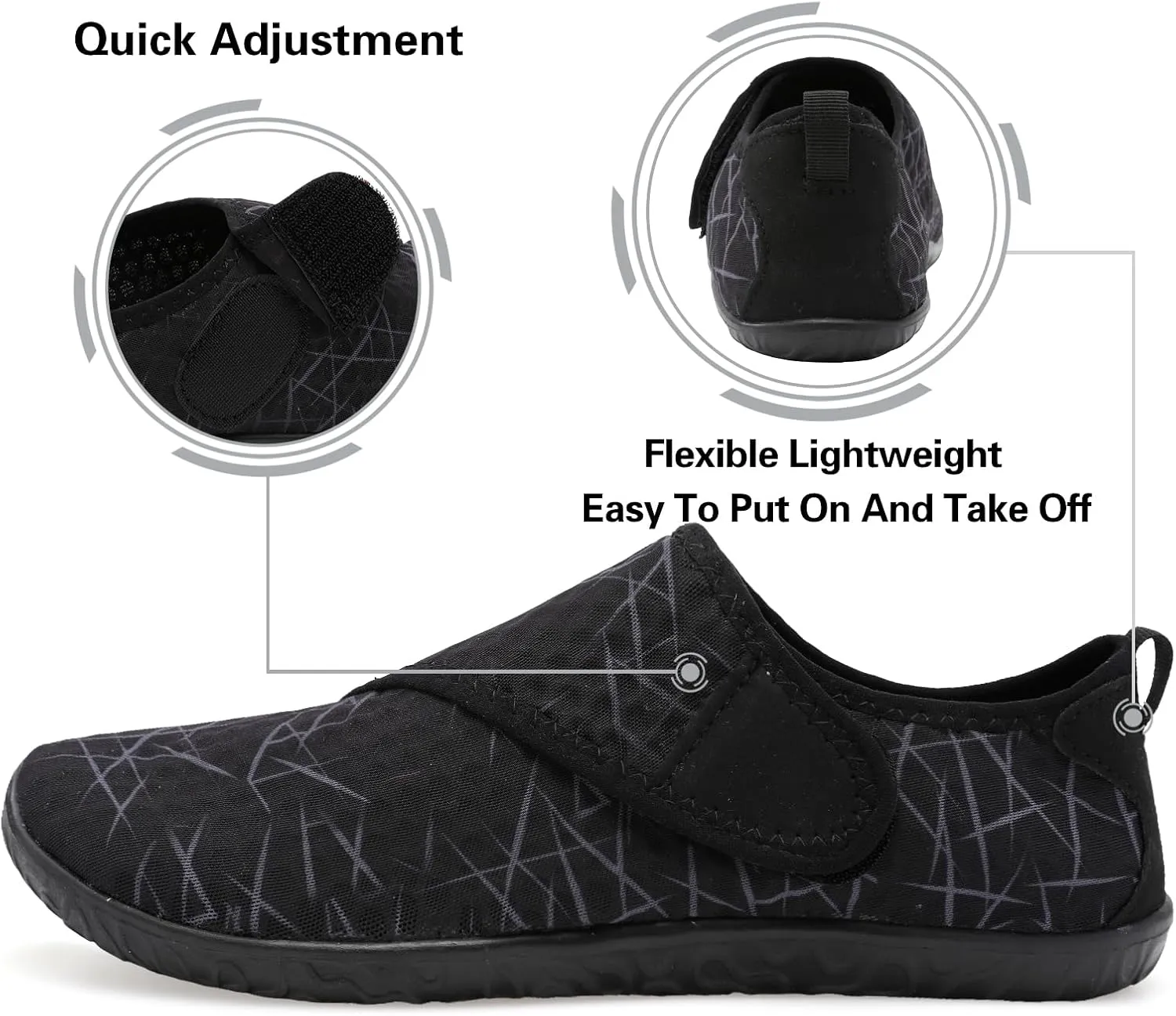 Lisdwde Women Men Water Shoes Quick Dry Breathable Aqua Sock Shoe for Summer Pool Swimming Beach Diving Walking
