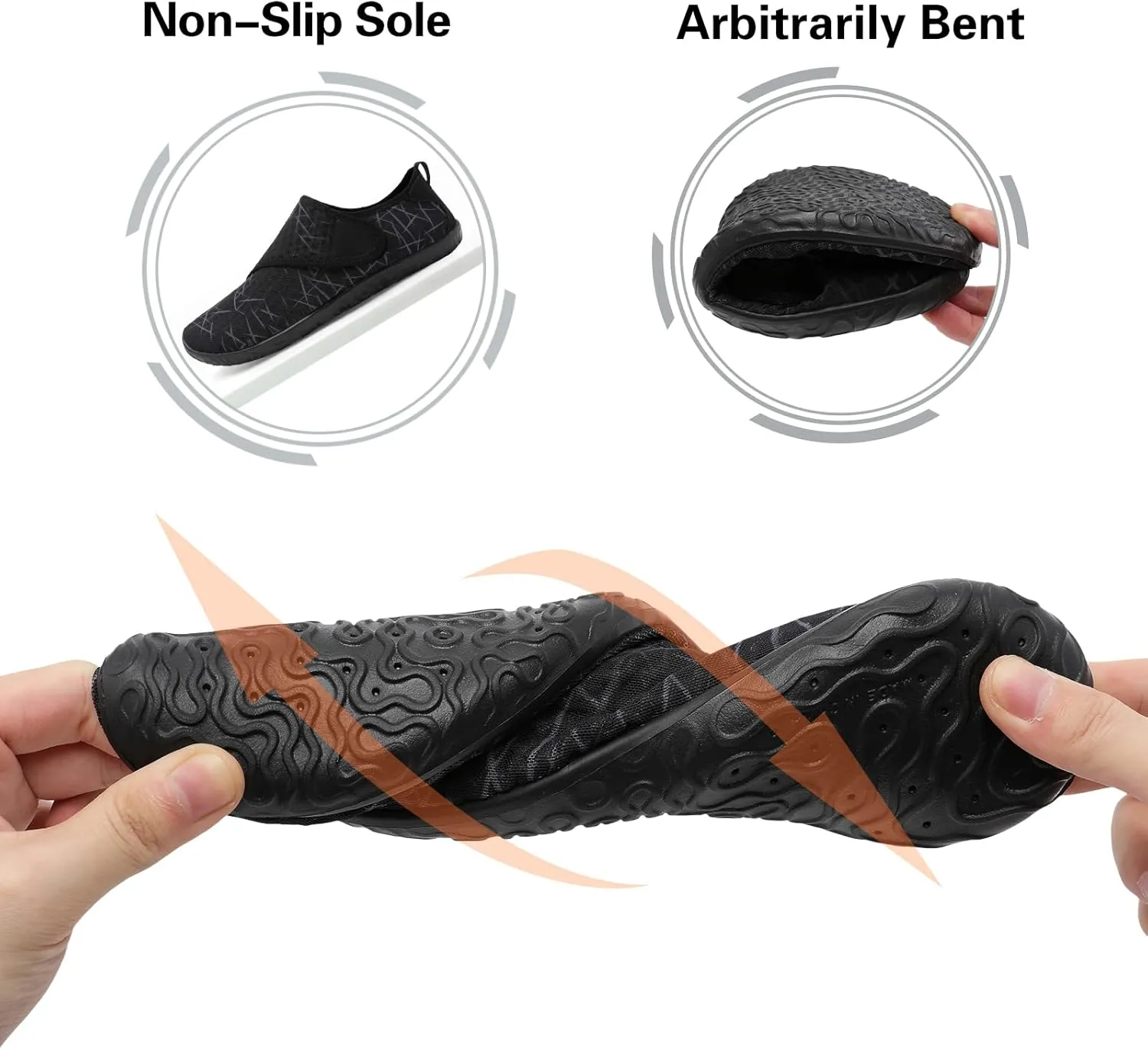 Lisdwde Women Men Water Shoes Quick Dry Breathable Aqua Sock Shoe for Summer Pool Swimming Beach Diving Walking