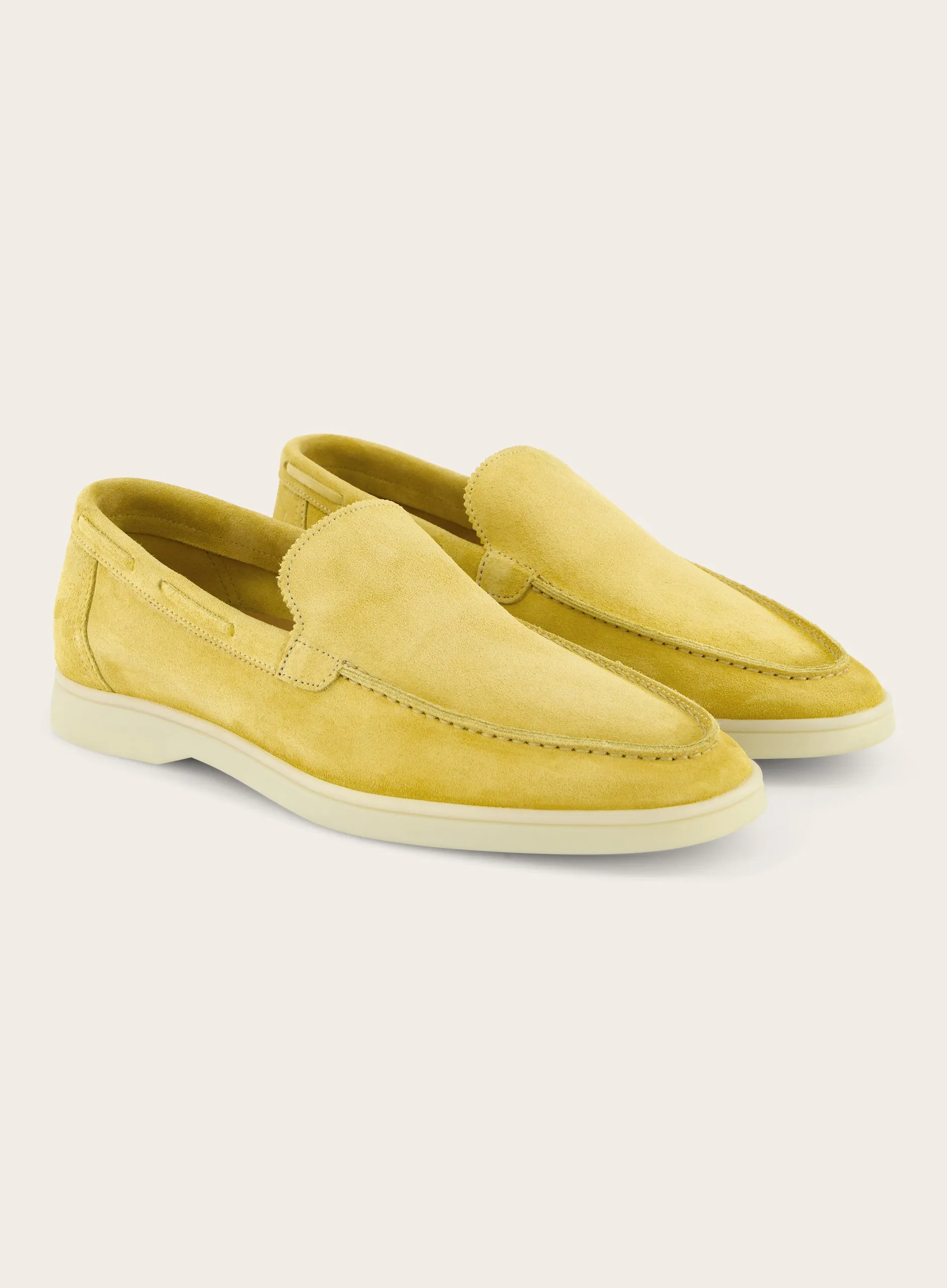 Loafers van suède