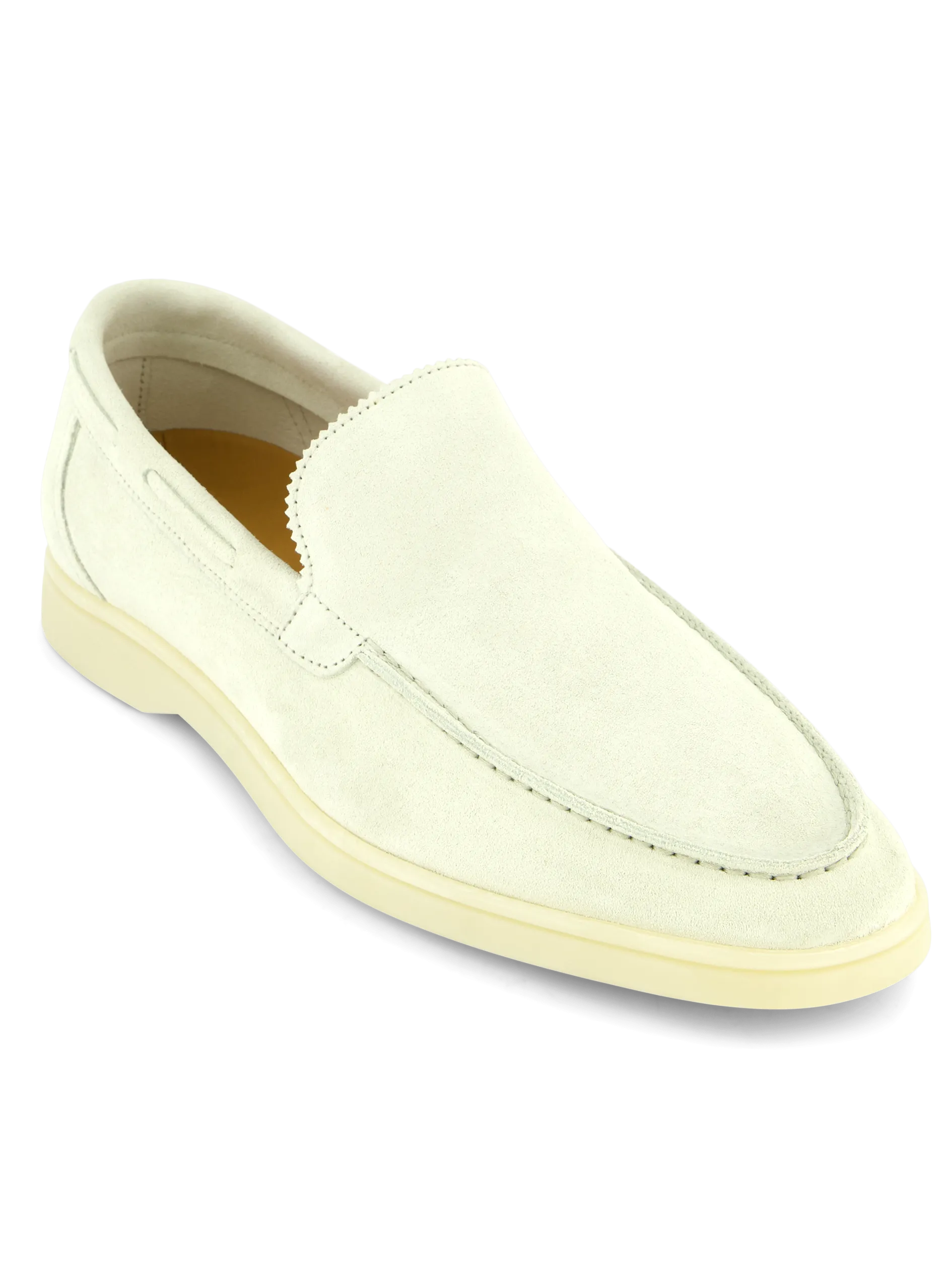 Loafers van suède