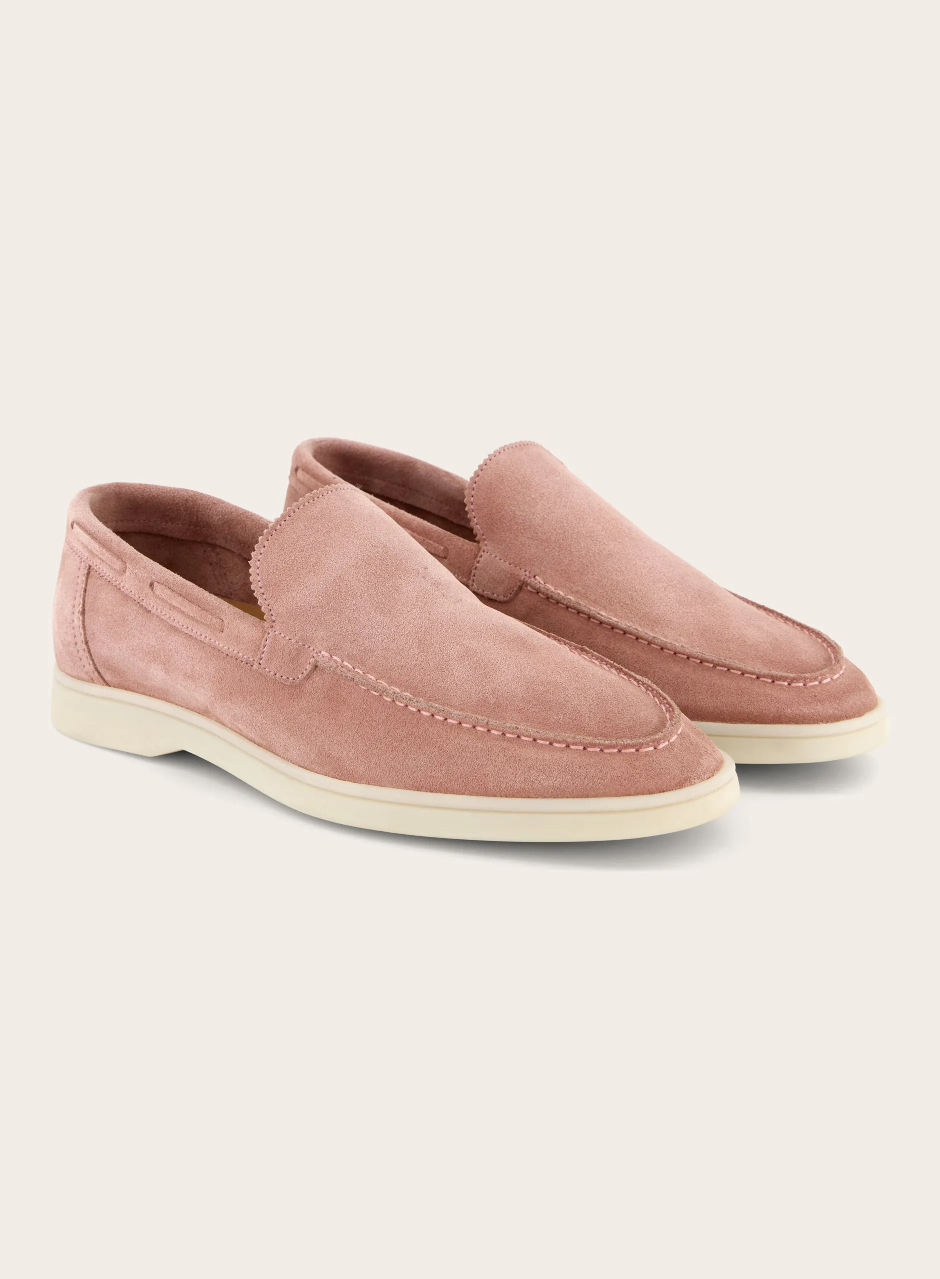 Loafers van suède