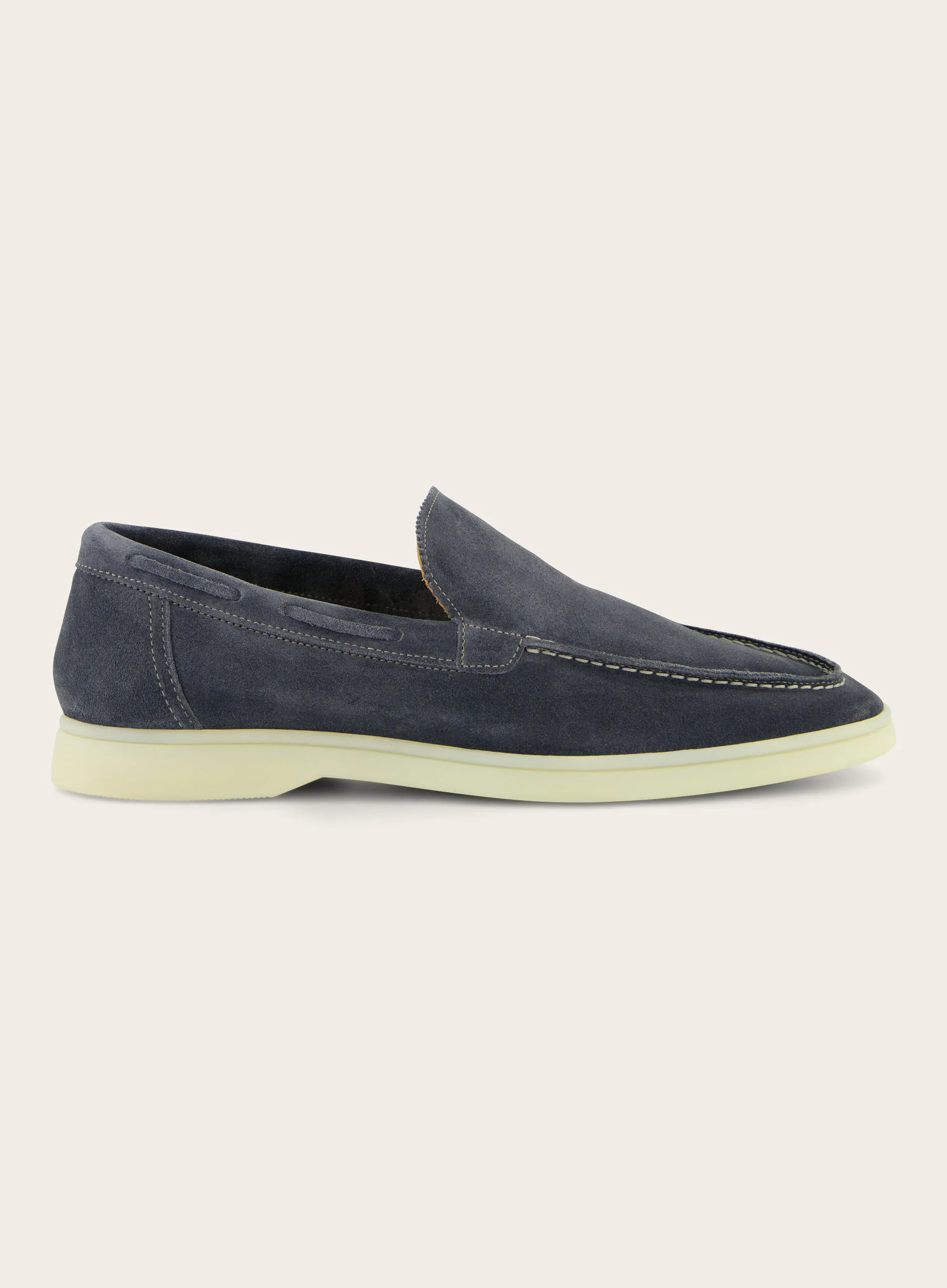 Loafers van suède