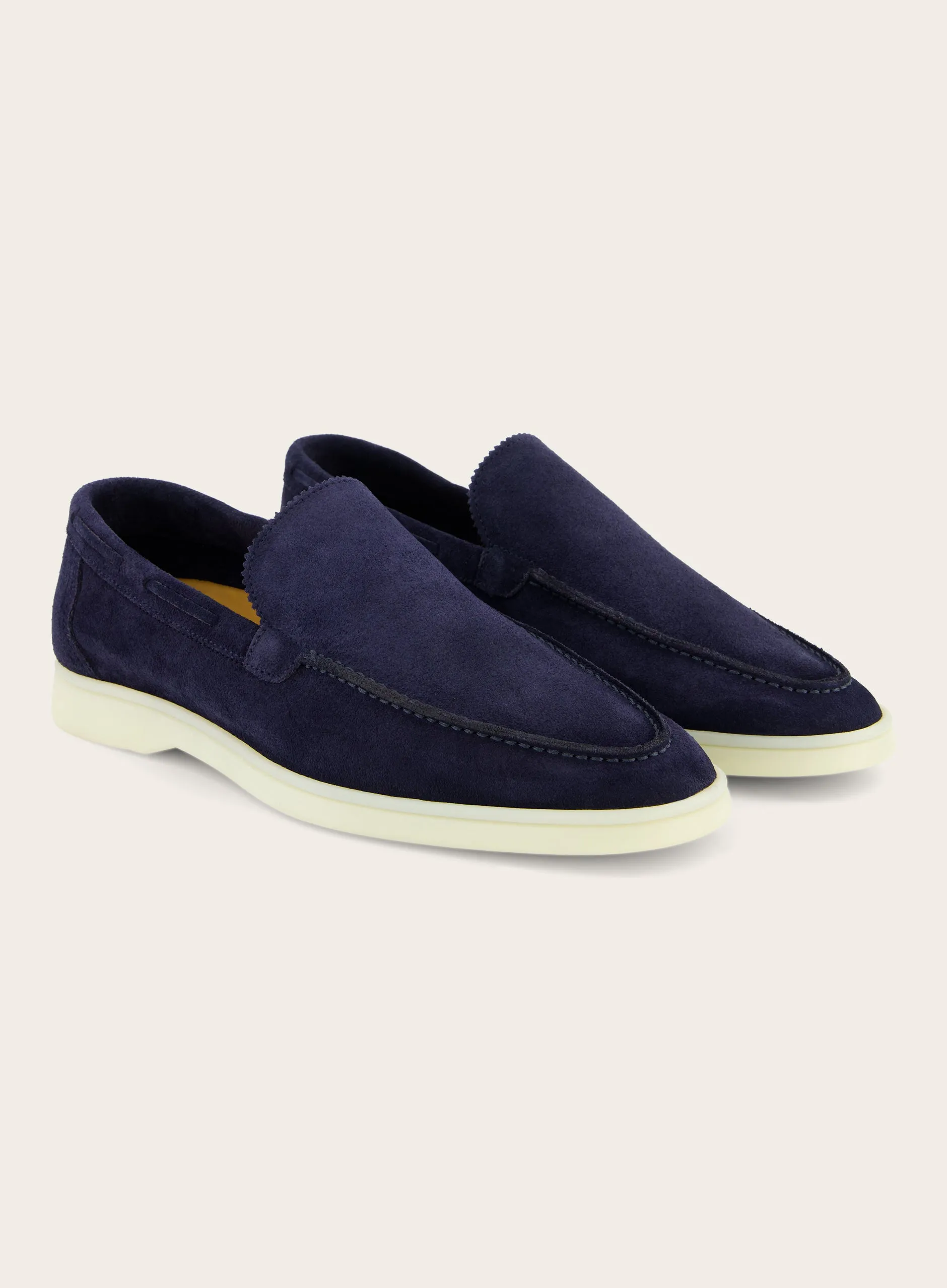 Loafers van suède
