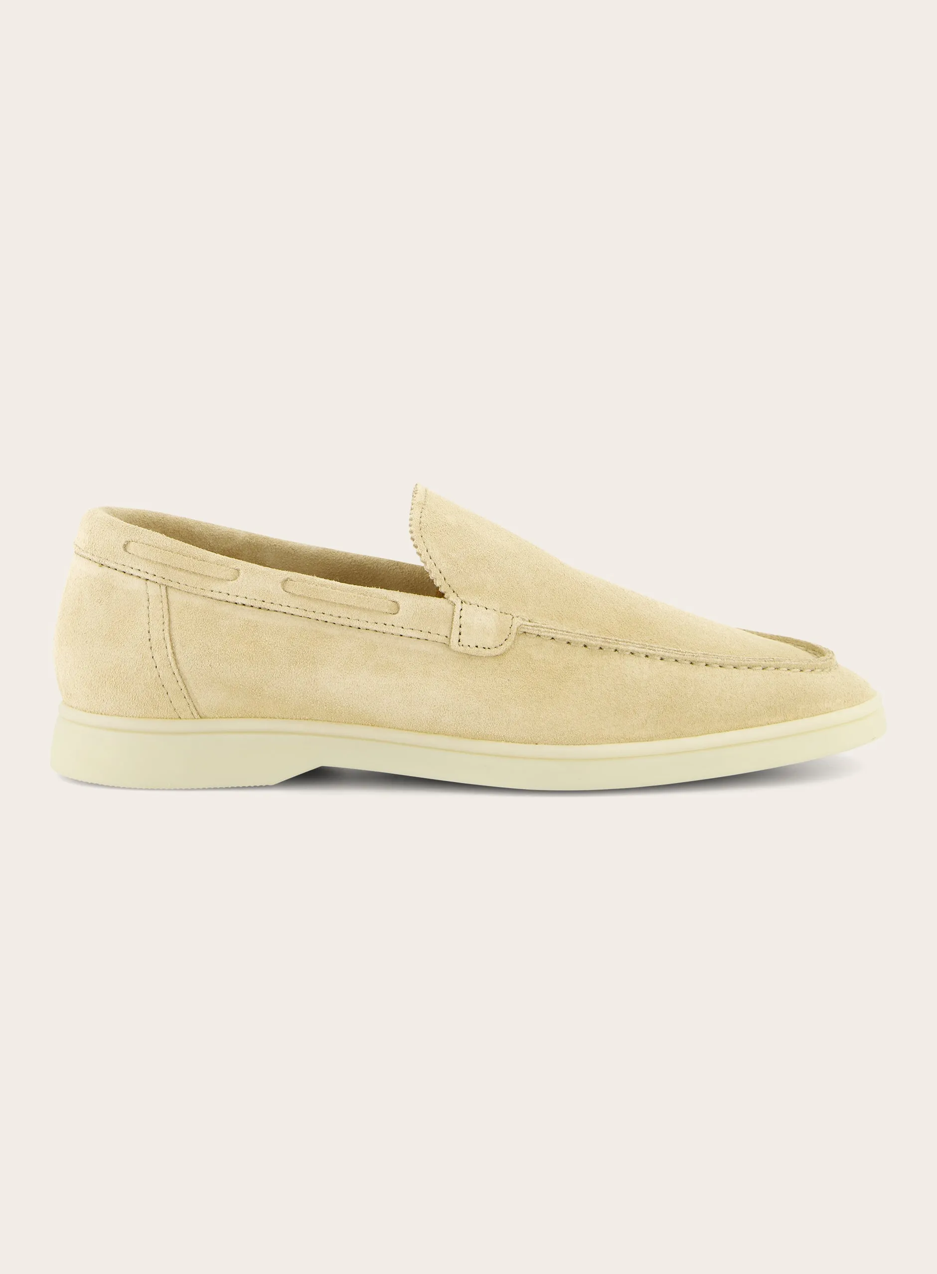 Loafers van suède
