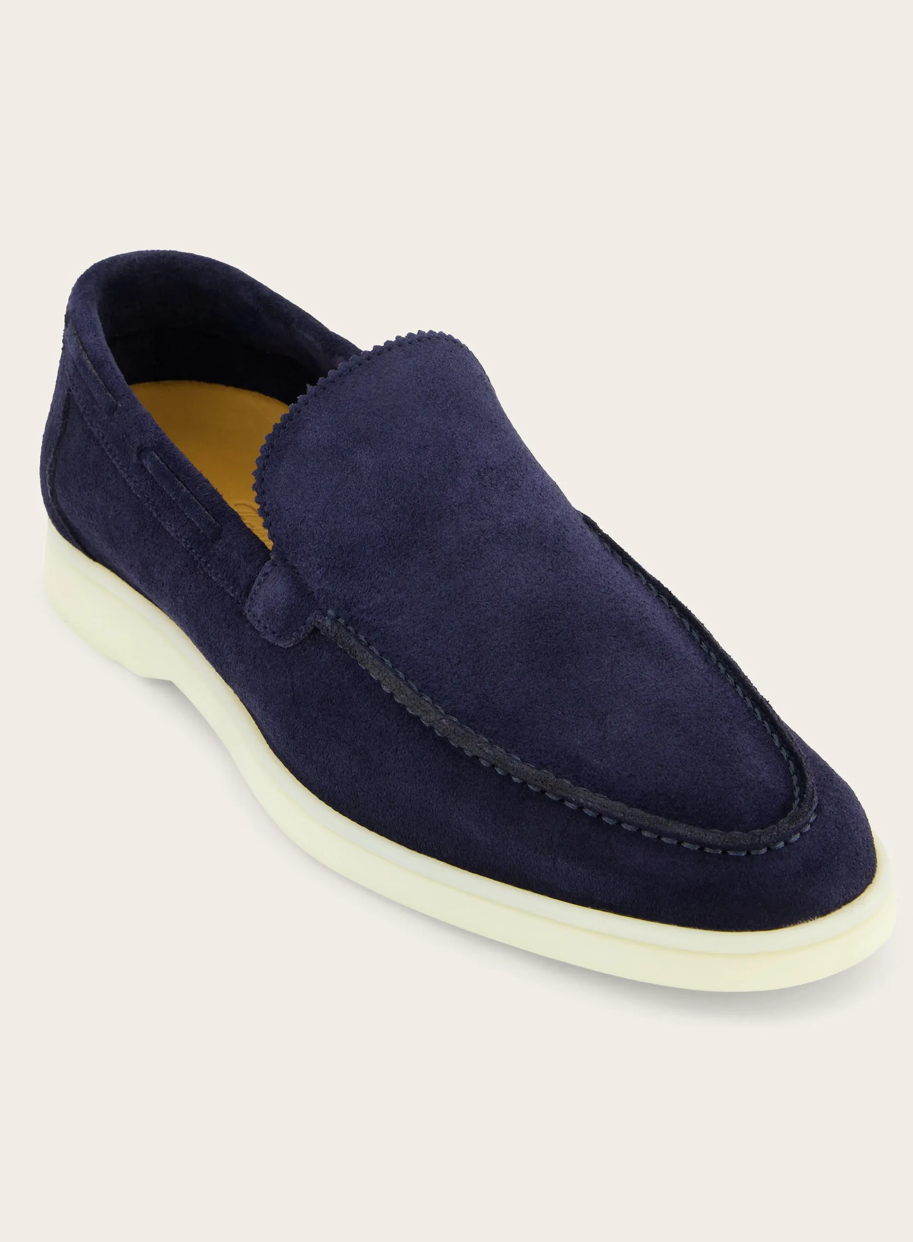 Loafers van suède
