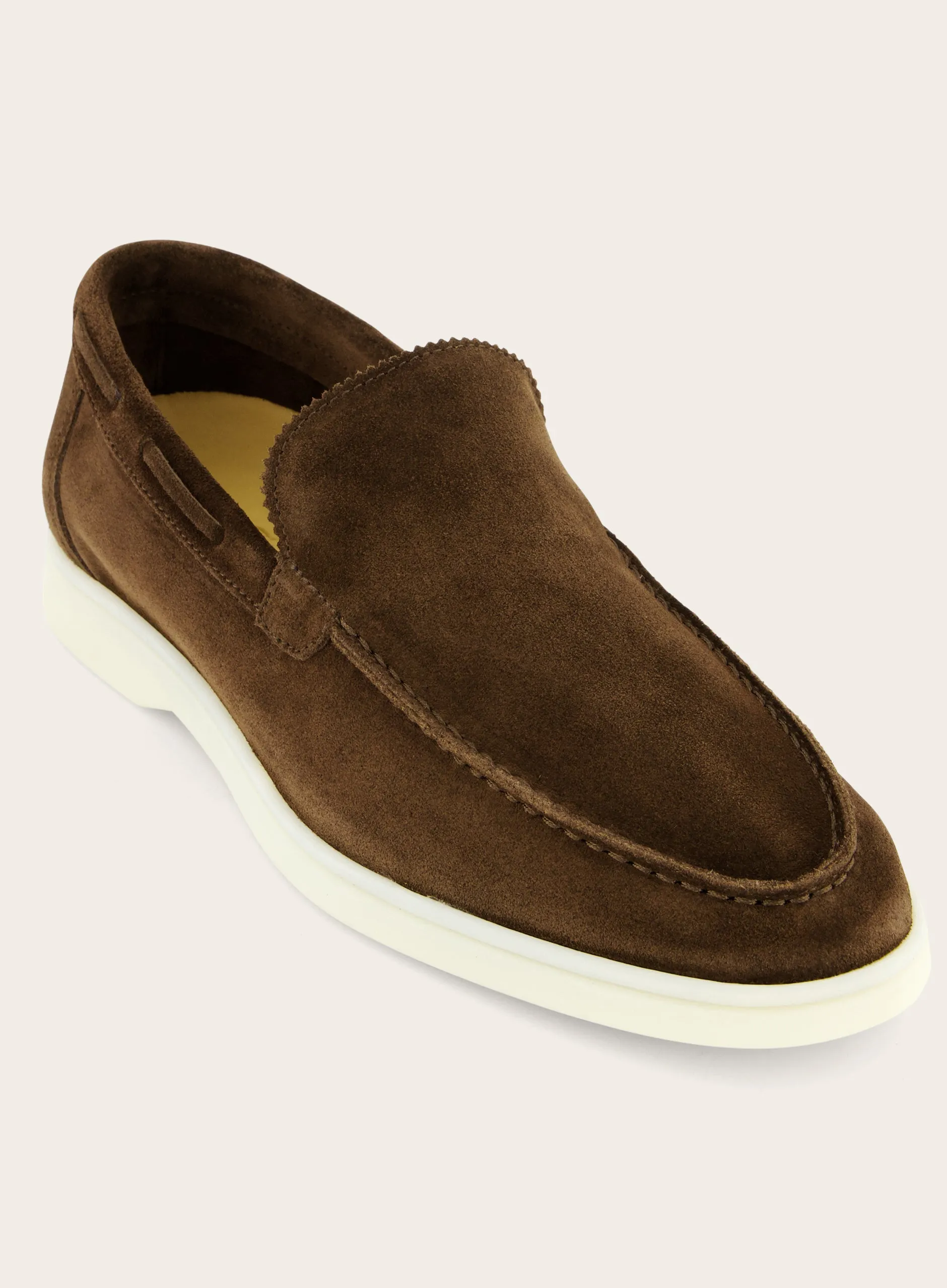 Loafers van suède