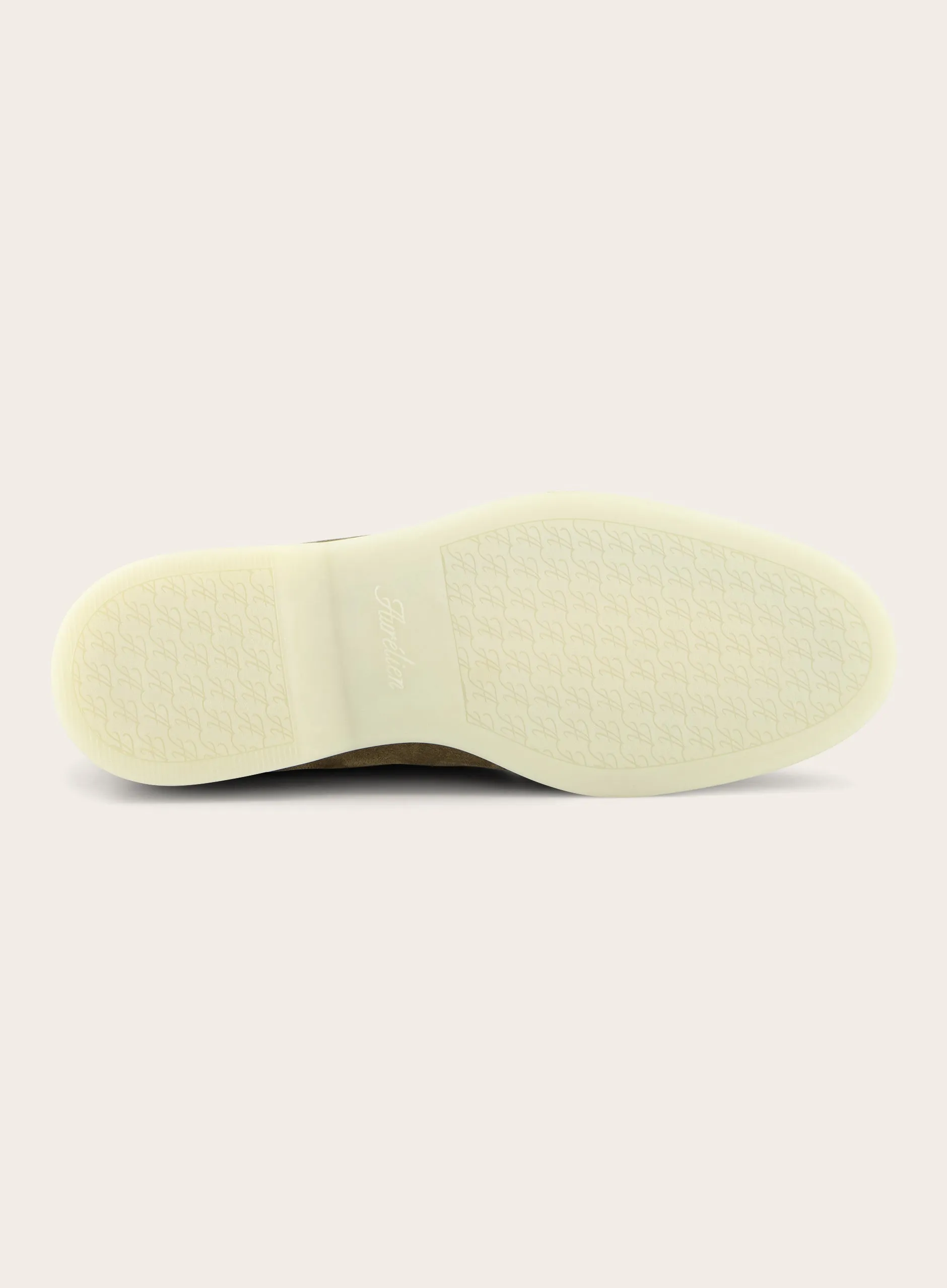 Loafers van suède
