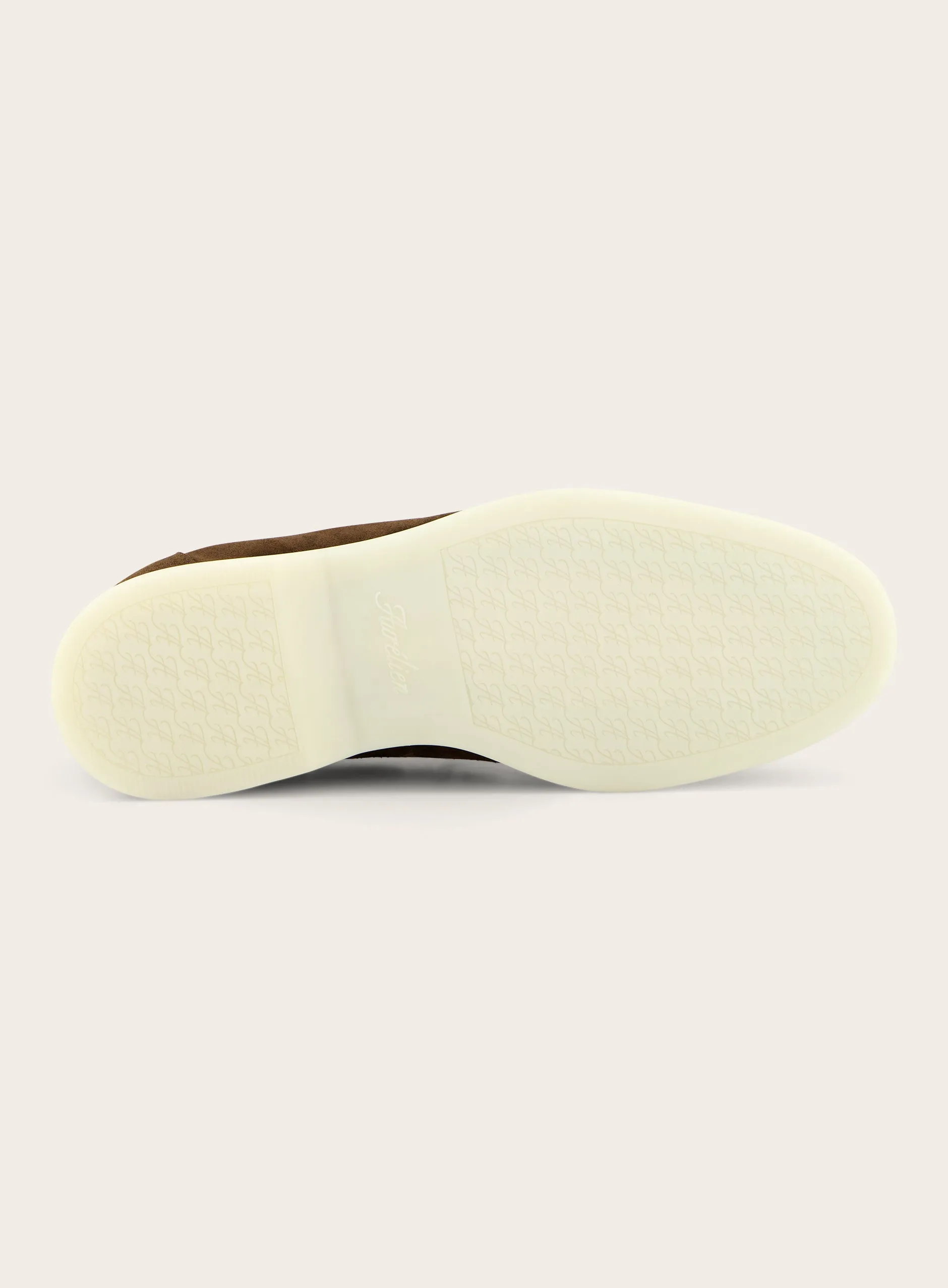 Loafers van suède