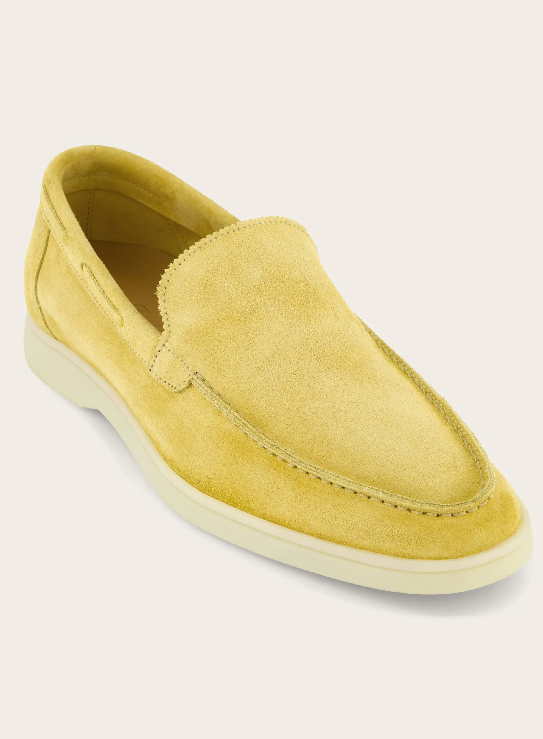 Loafers van suède