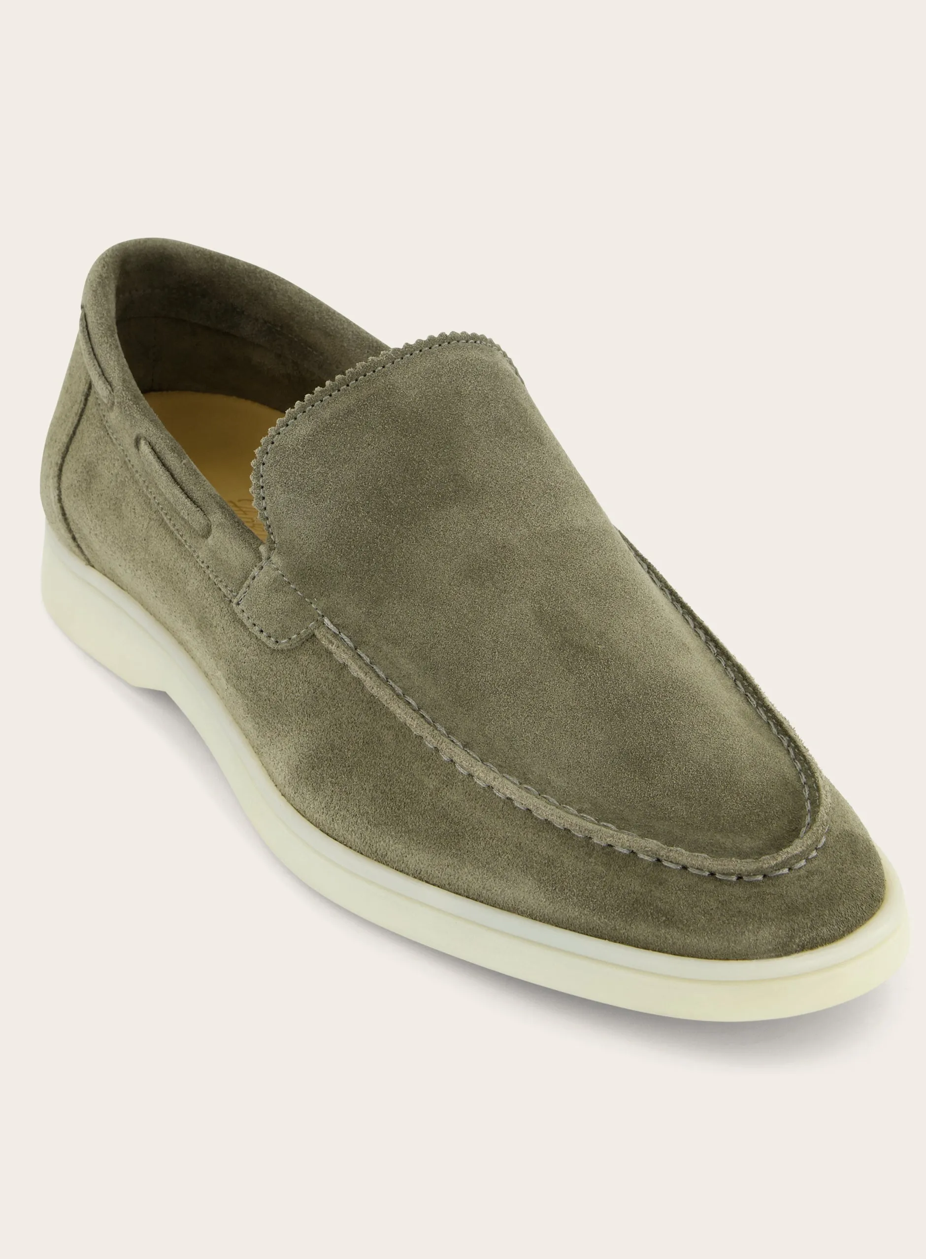 Loafers van suède
