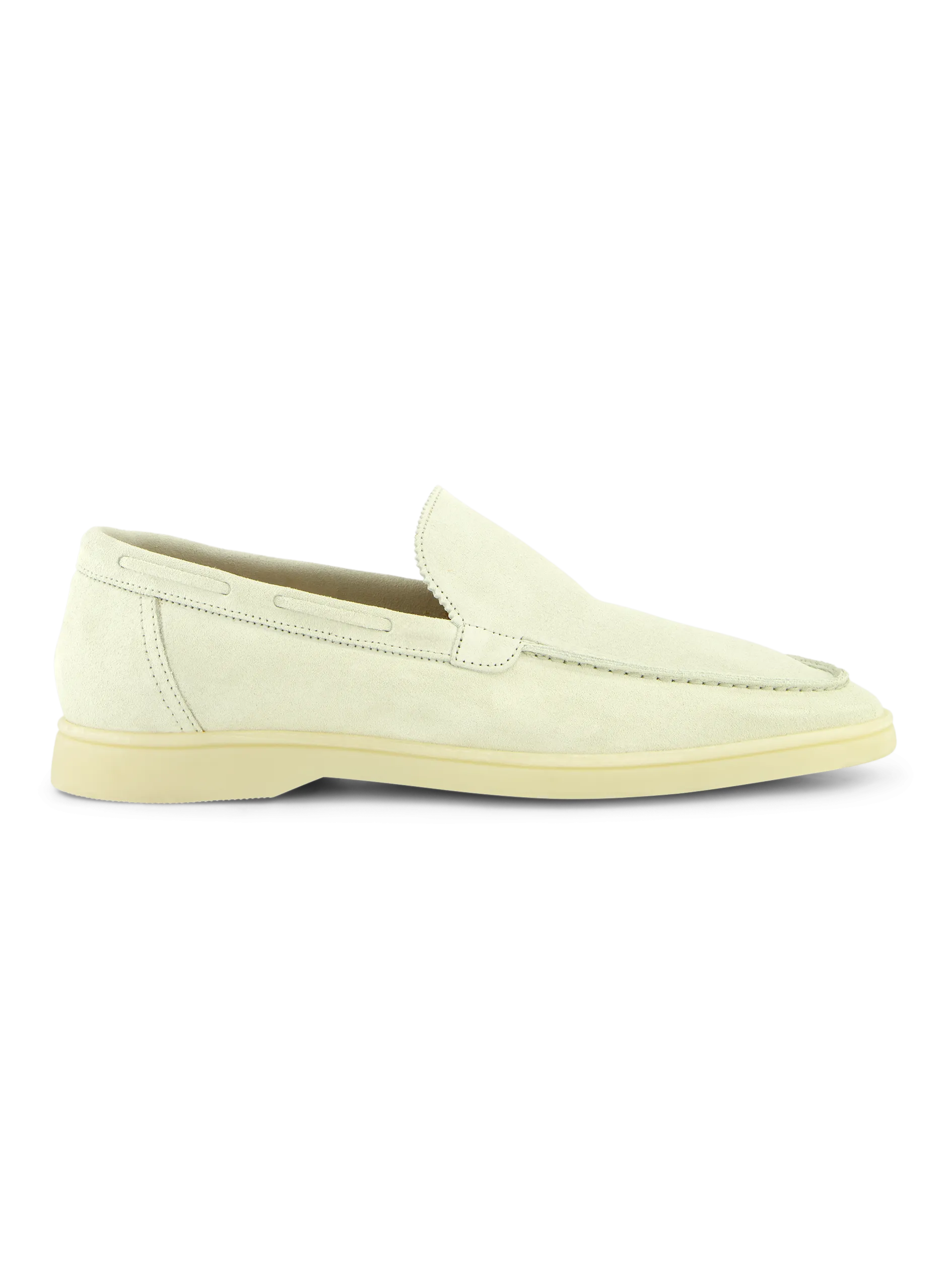 Loafers van suède