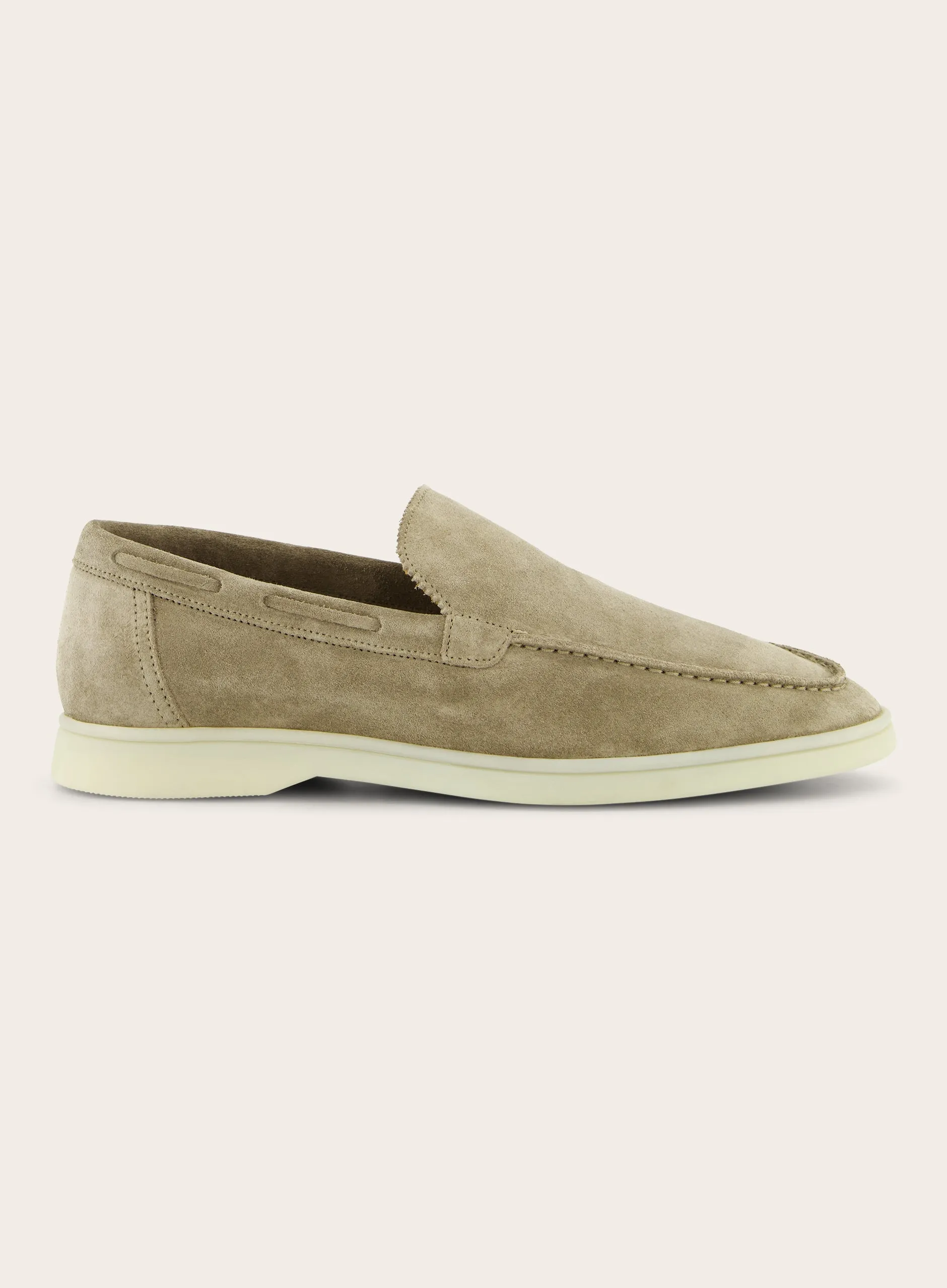 Loafers van suède