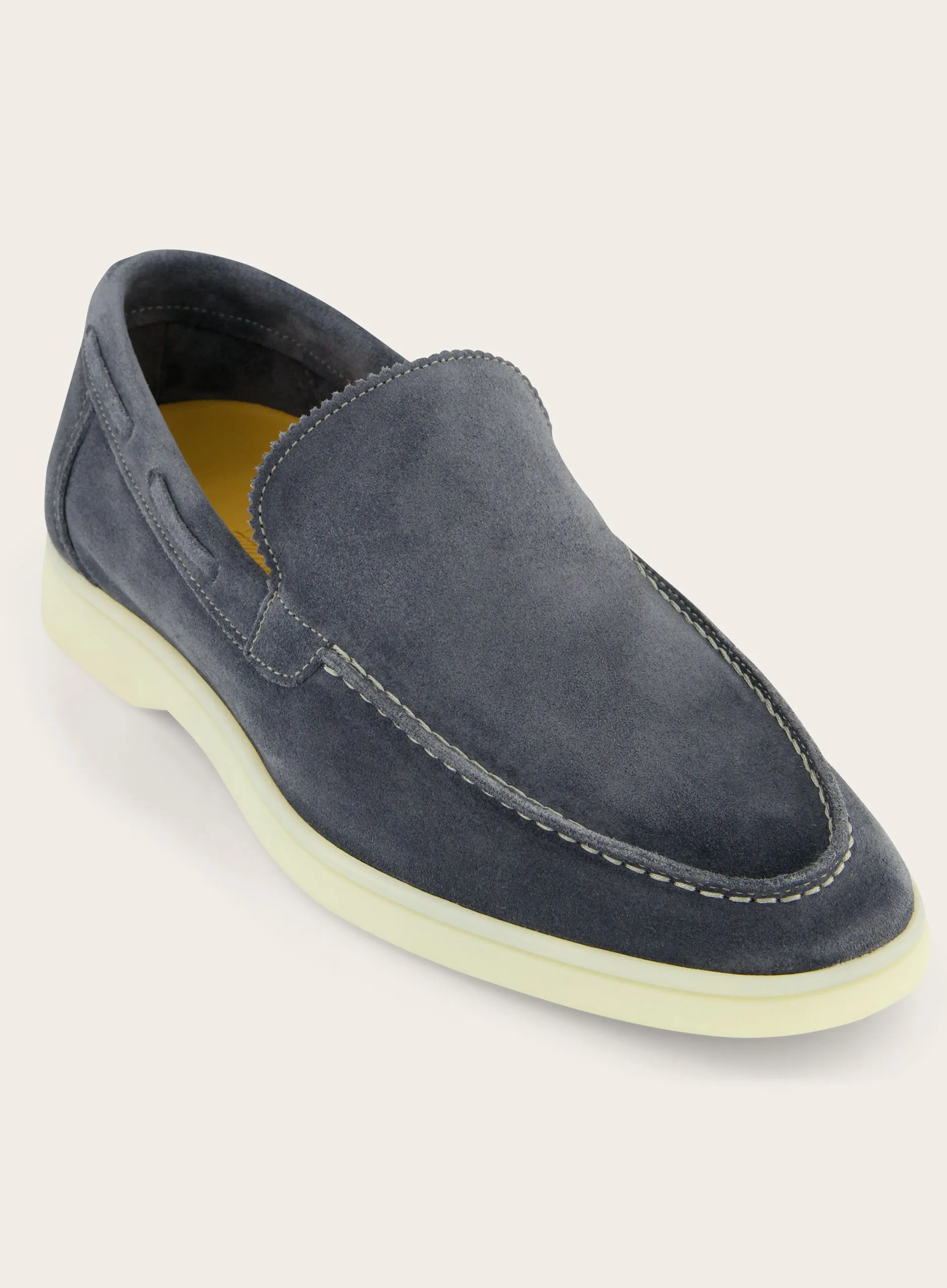 Loafers van suède
