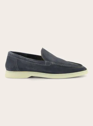 Loafers van suède