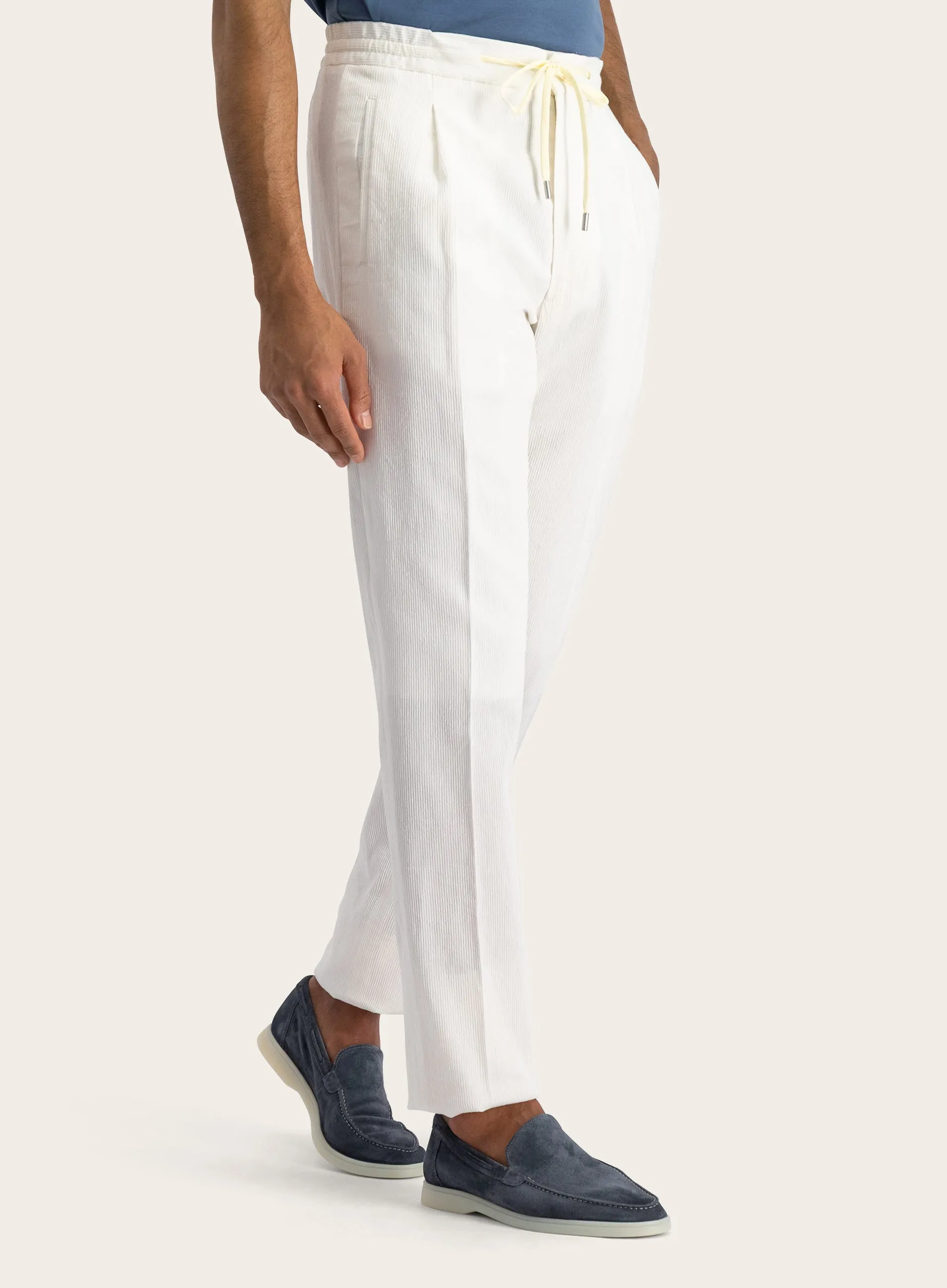 Loafers van suède