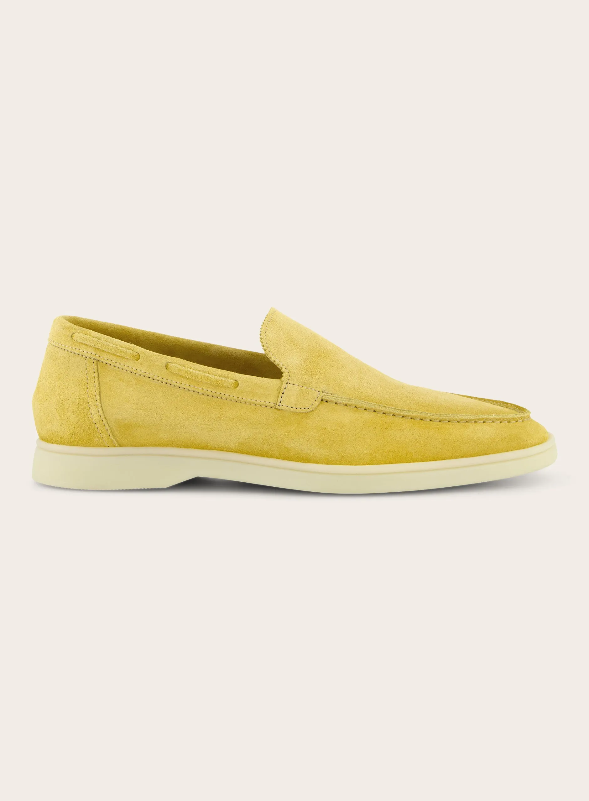 Loafers van suède