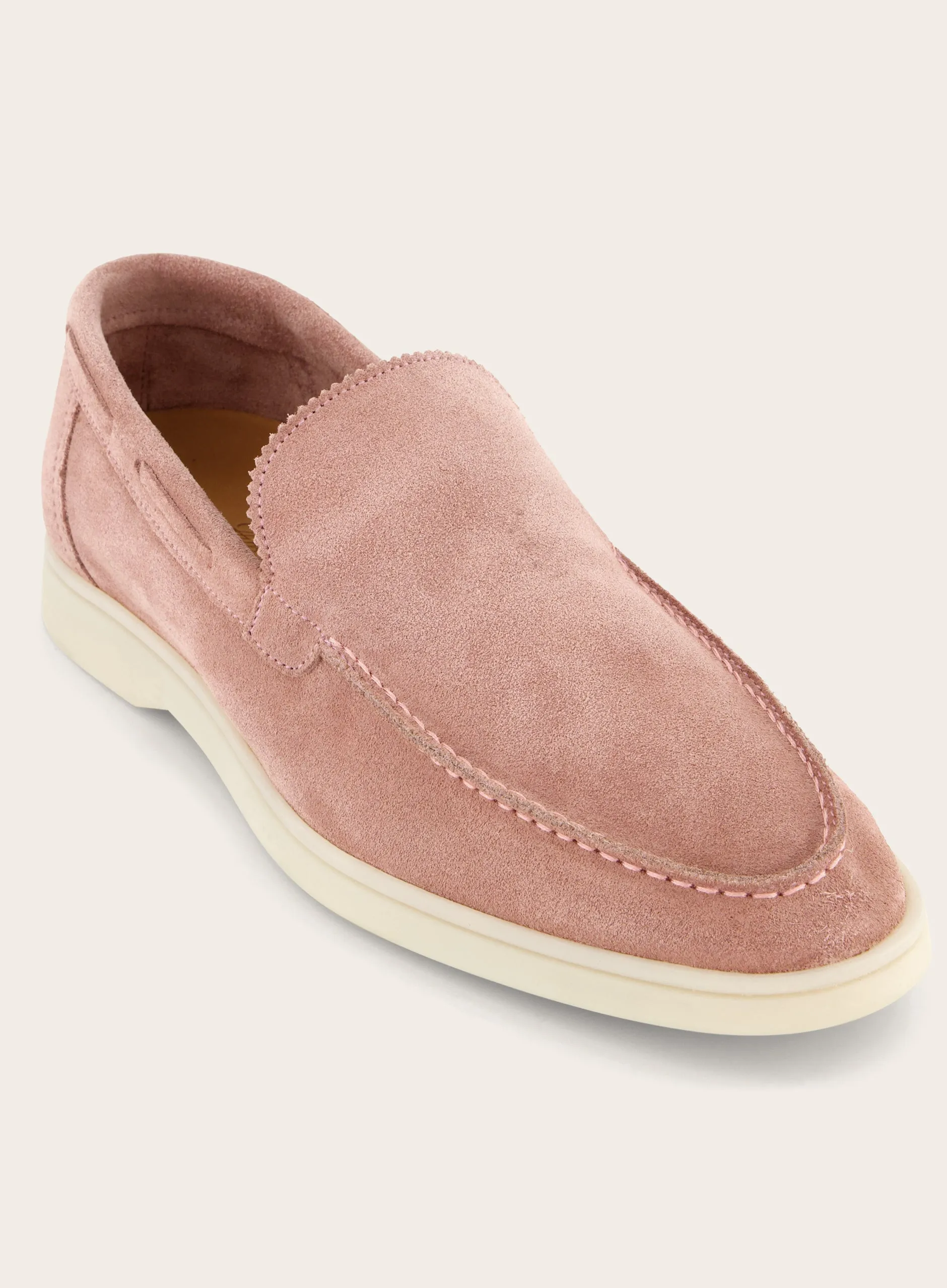 Loafers van suède