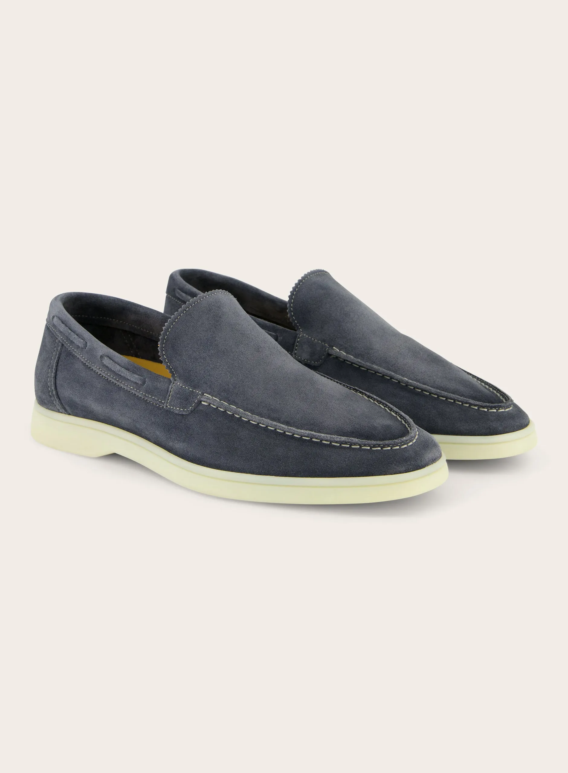 Loafers van suède