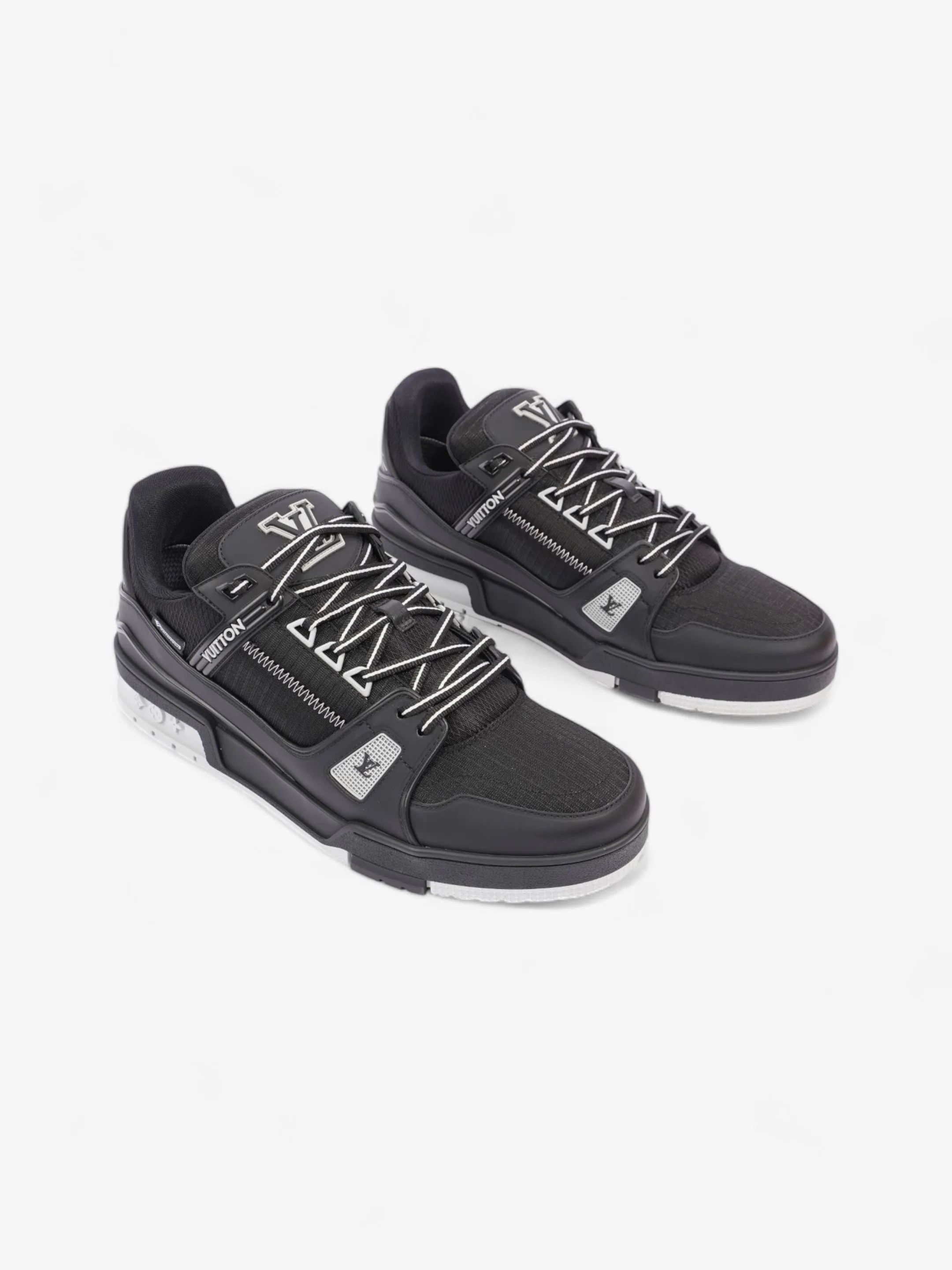 Louis Vuitton LV Trainer Sneakers Black / Grey Mesh EU 43 UK 9