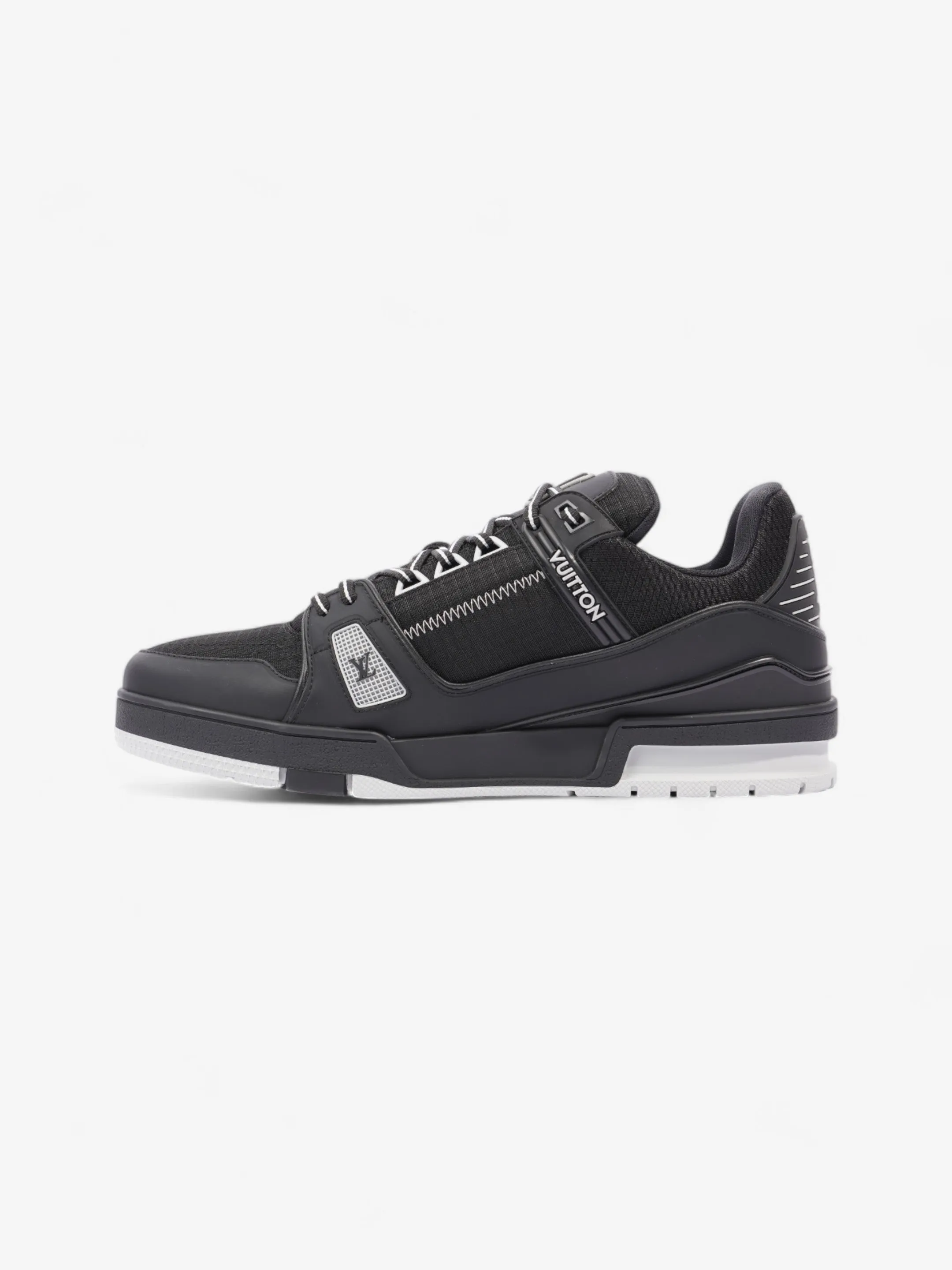 Louis Vuitton LV Trainer Sneakers Black / Grey Mesh EU 43 UK 9