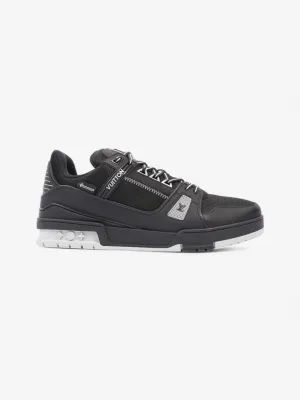 Louis Vuitton LV Trainer Sneakers Black / Grey Mesh EU 43 UK 9