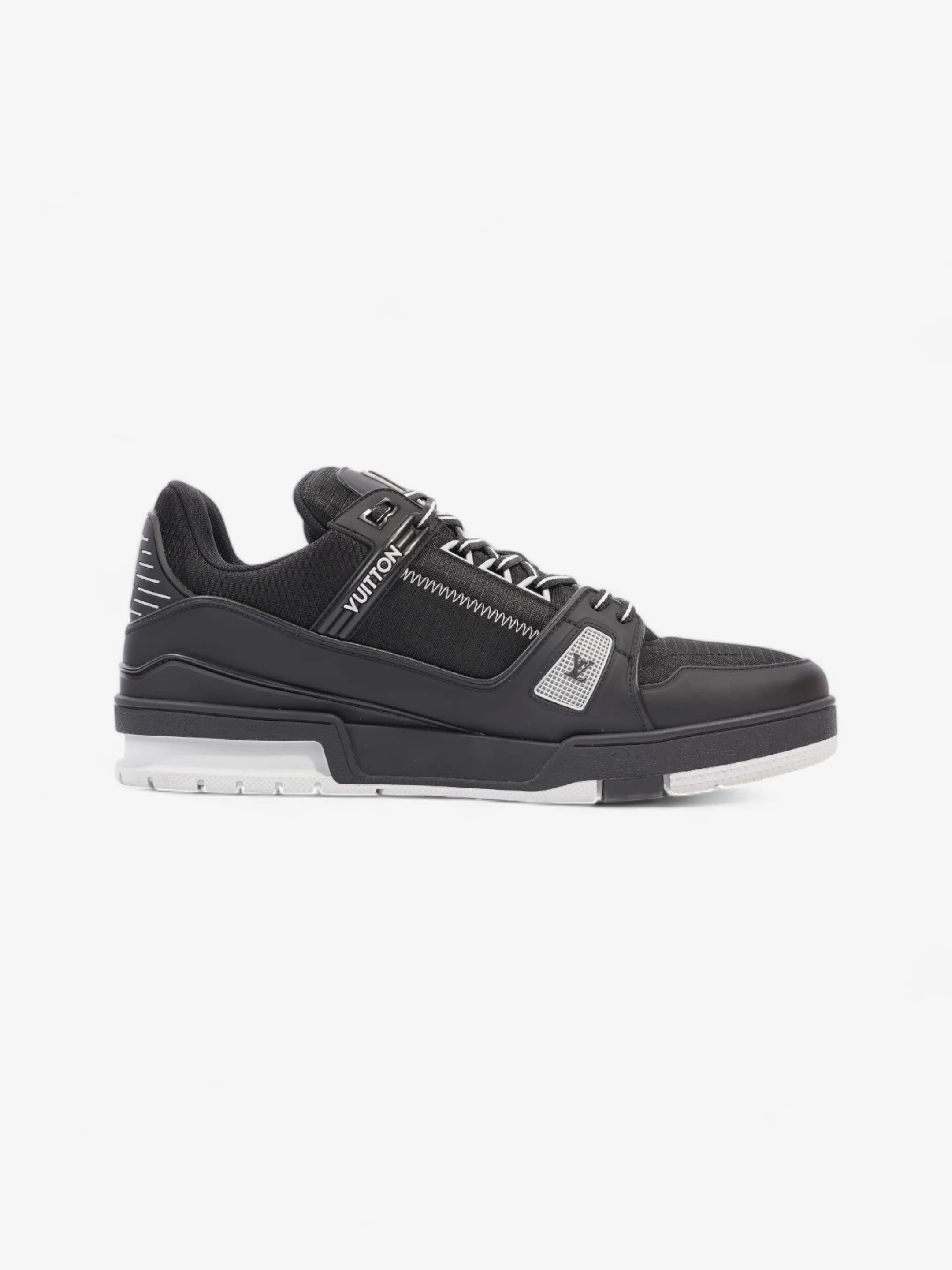 Louis Vuitton LV Trainer Sneakers Black / Grey Mesh EU 43 UK 9