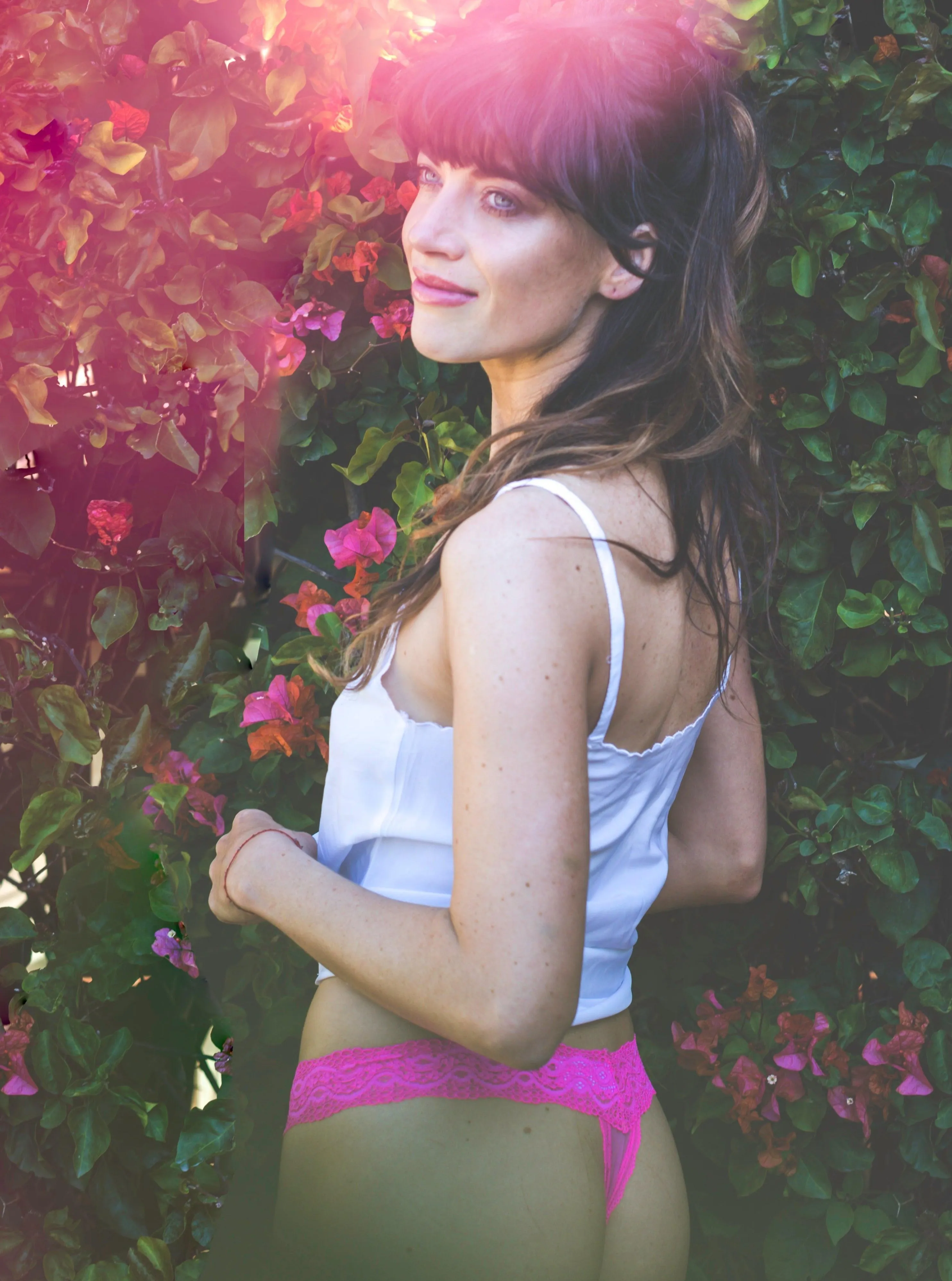 Luxe Lace Thong | Bougainvillea