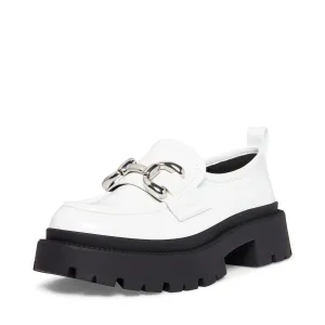 Madden Girl Women's Ashlee Loafer, White Box, 10