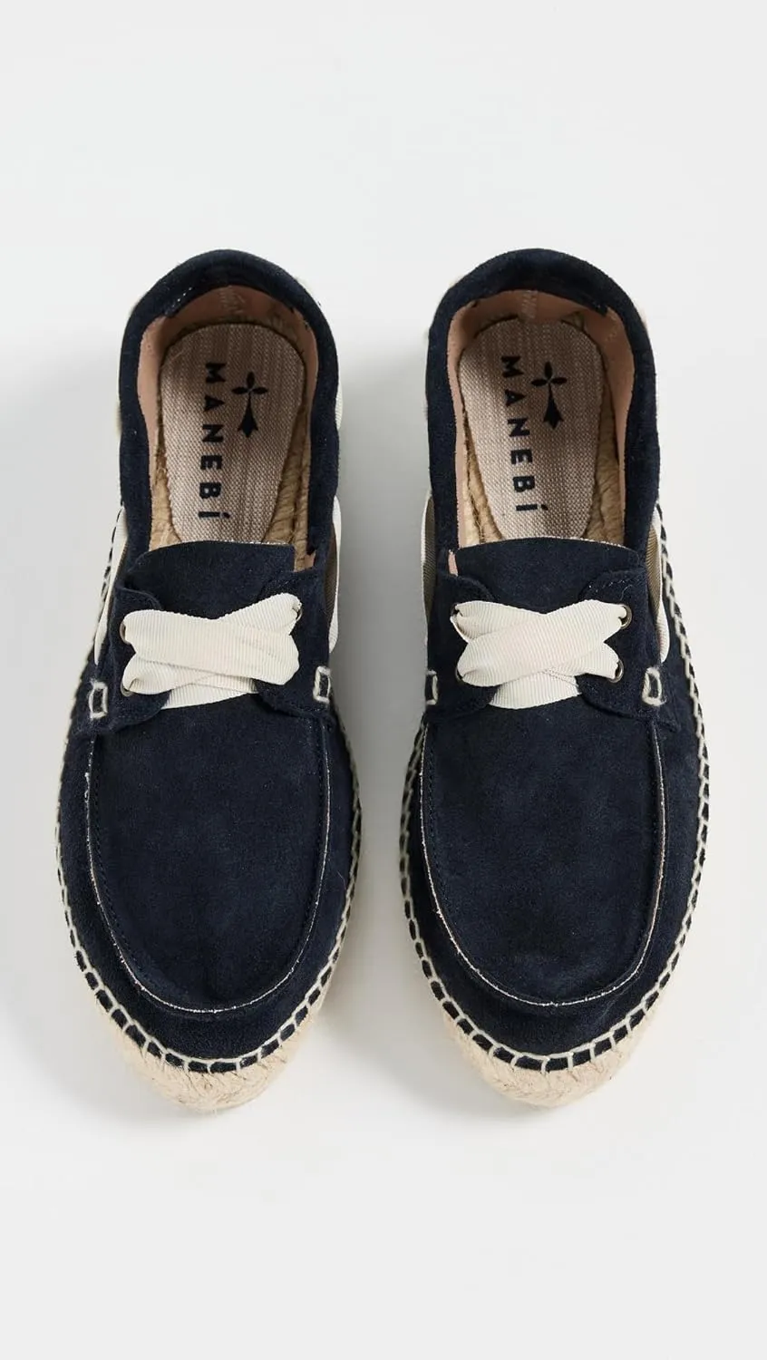 Manebi Women's Boat Shoe Espadrilles