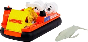 Matchbox Rescue Adventure Set With Vehicle And Animal Figure, Choose Whale Rescue Boat Or Rhino Rescue Helicopter, Both With Animal Figures, Action And Exploration Game For Kids Age 3 And Up