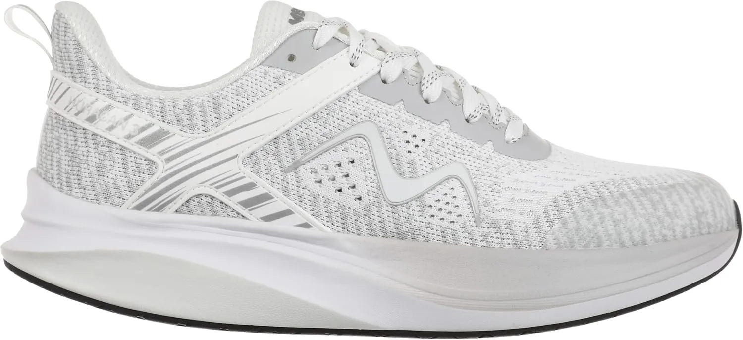 MBT Huracan 3 Lace Up Running Shoes in White for Women