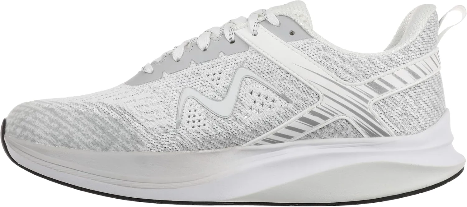 MBT Huracan 3 Lace Up Running Shoes in White for Women