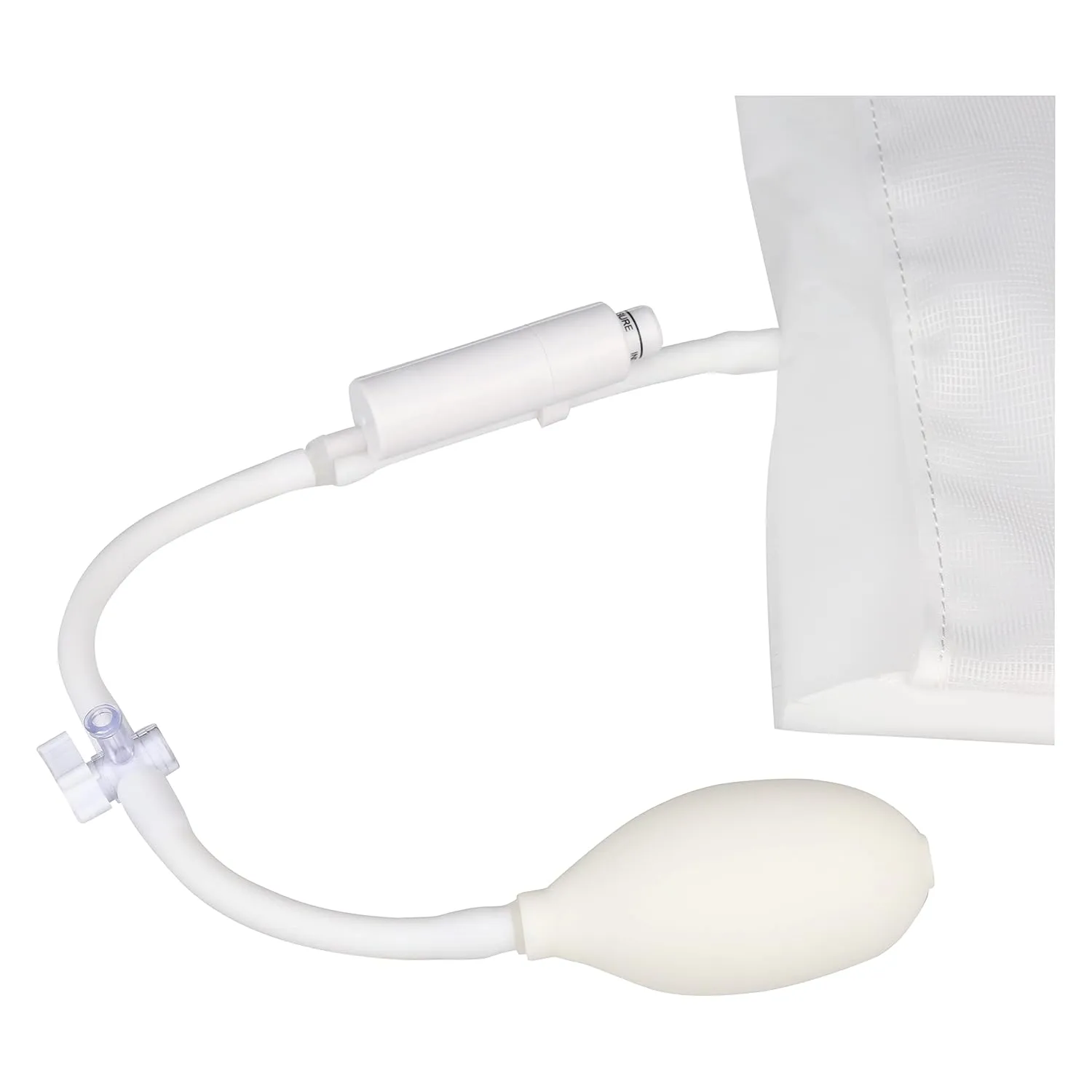 Medical Pressure Infusion Bag – 1000ml, IV Pole Infusion Sack with 3-Way Stopcock, Color-Coded Gauge | Medical Supplies & Equipment (1 Each)
