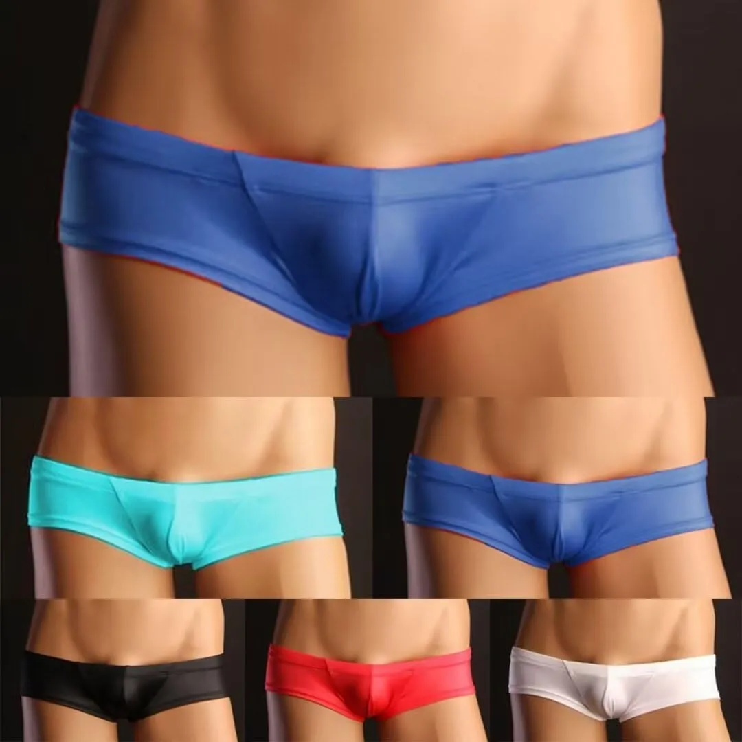 Men Boxers Panties Micro Bikini,Thong Ultra Low Rise Briefs,Pouch Boxer Underwear Comfy Breathable Underpants