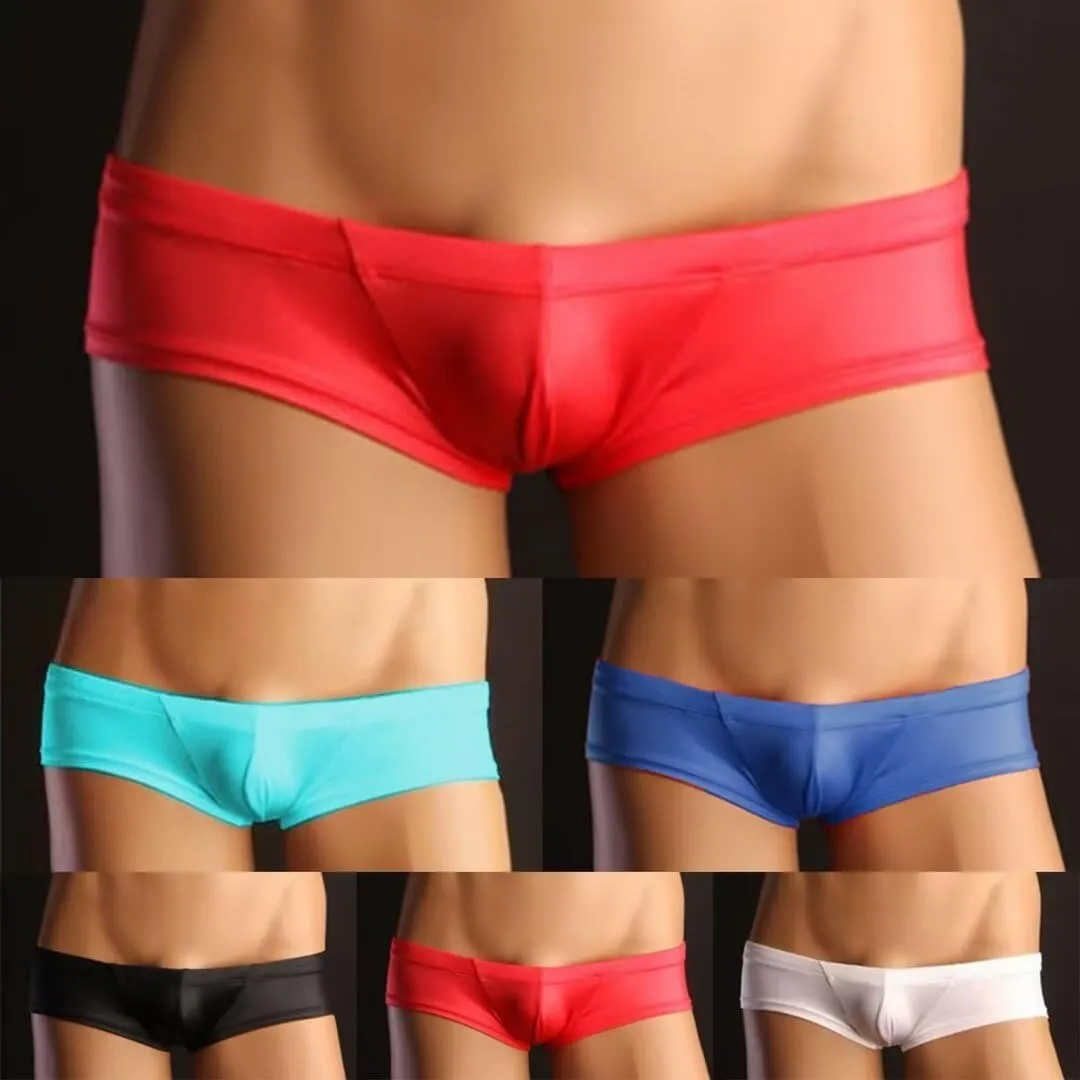 Men Boxers Panties Micro Bikini,Thong Ultra Low Rise Briefs,Pouch Boxer Underwear Comfy Breathable Underpants