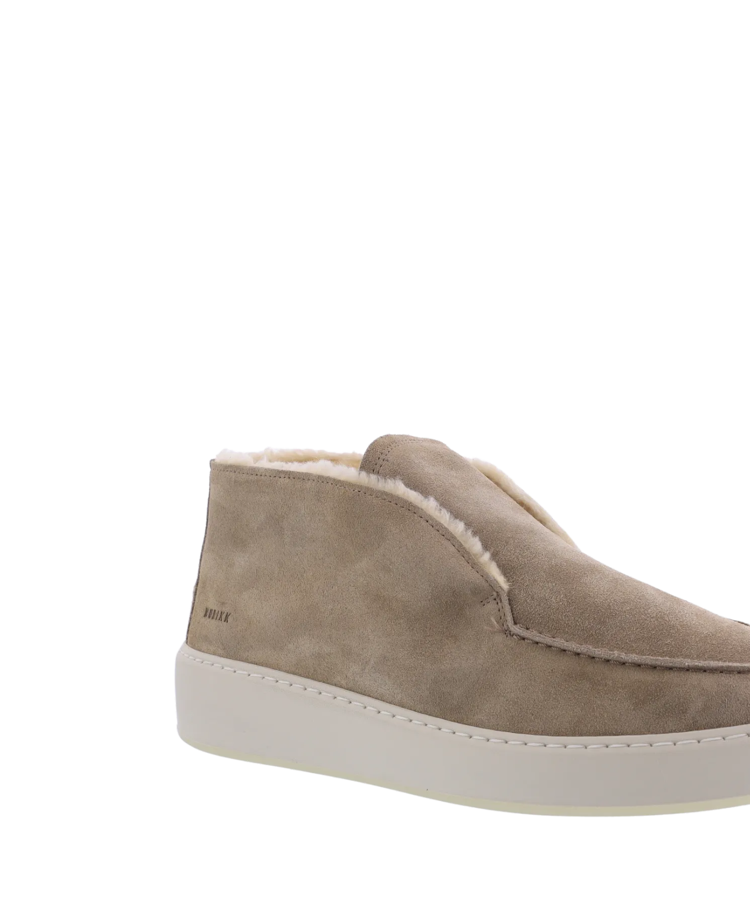 Men Jiro Suo Fur Loafer Beige