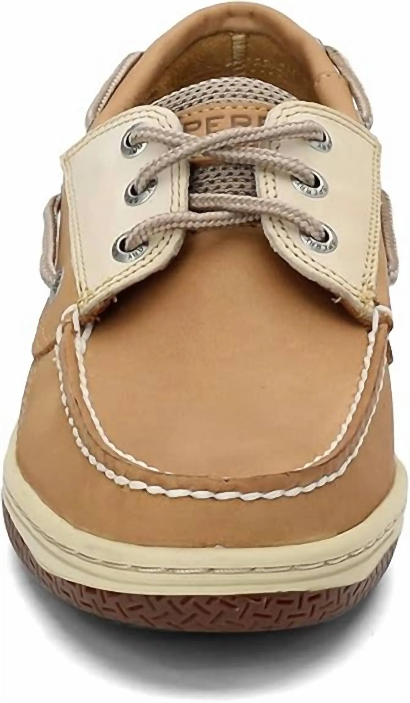 Men's Billfish 3-Eye Boat Shoe In Tan/beige