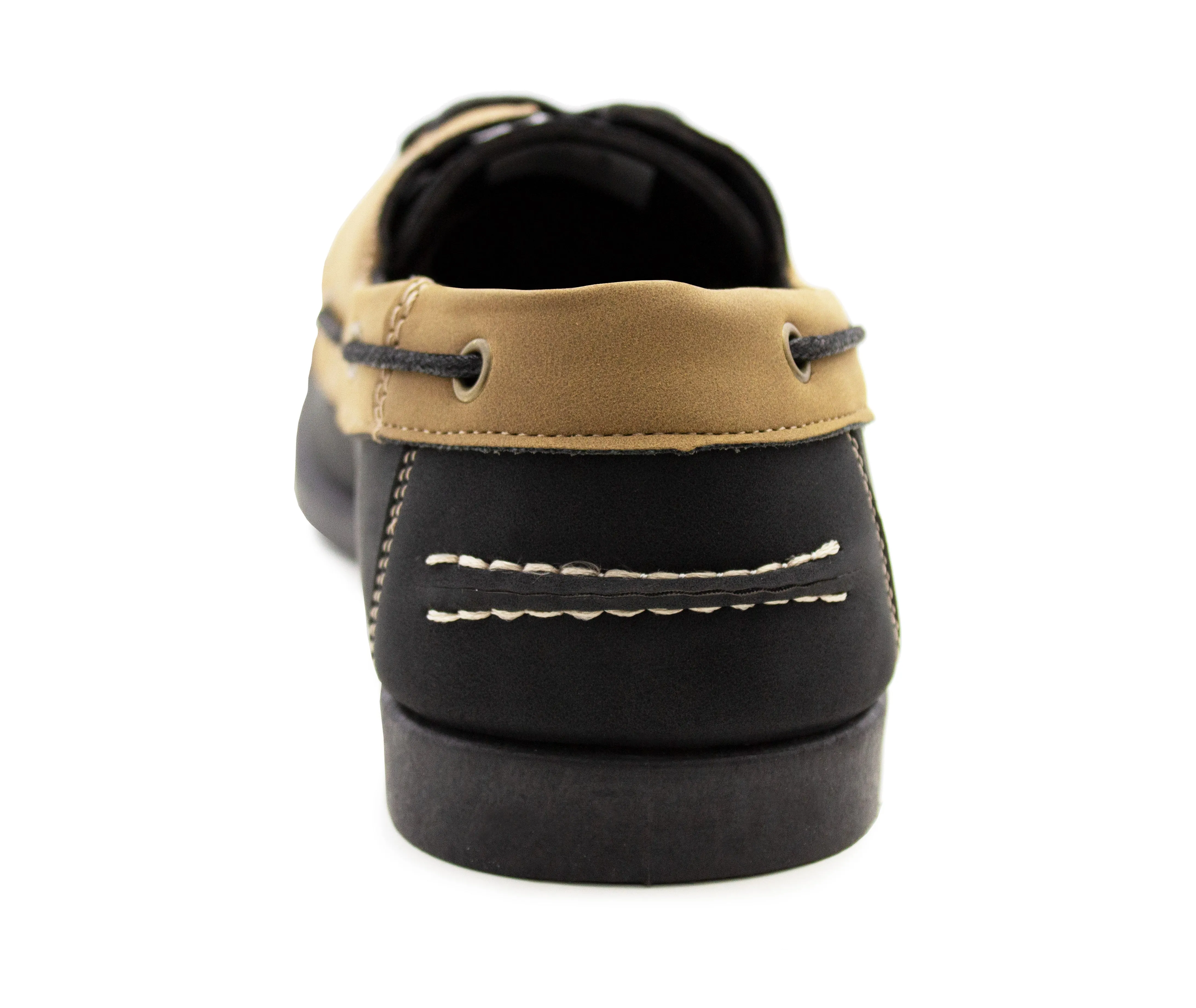 Mens Boat Shoes Lace Up Flat Deck Shoe Two Tone Casual Smart Gents Sailing Loafers