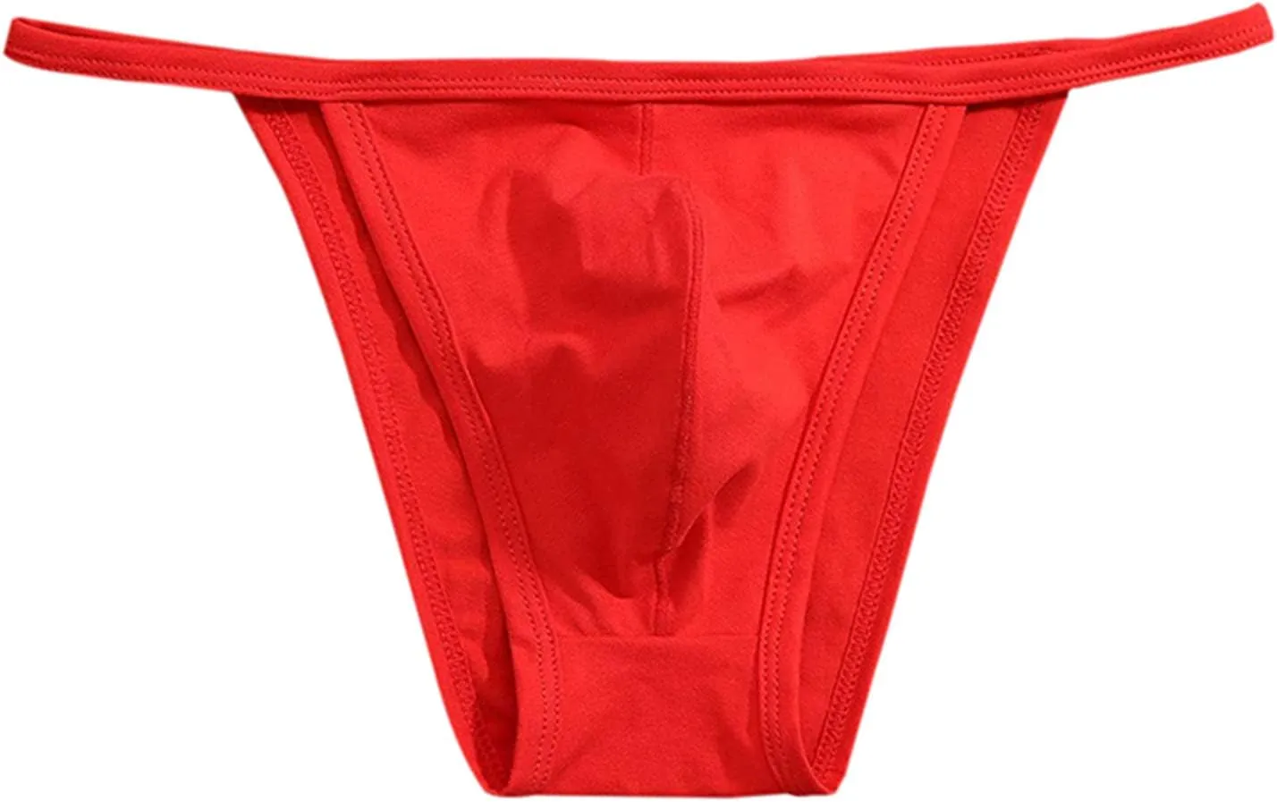 Men's Cotton Bikini Underwear Sexy Low Rise Brazilian Back Cut Bulge Underwear