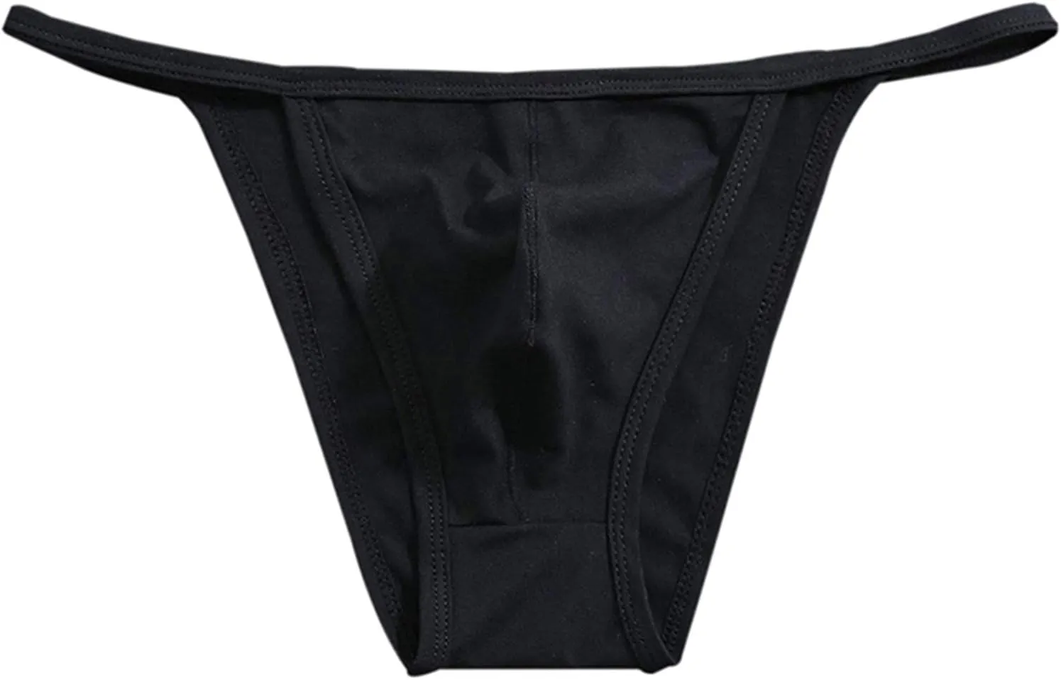 Men's Cotton Bikini Underwear Sexy Low Rise Brazilian Back Cut Bulge Underwear
