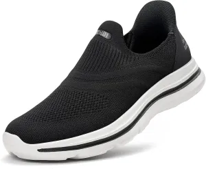Men's Hands-Free Slip On Sneakers | Laceless Walking Shoes for Gym/Travel/Office