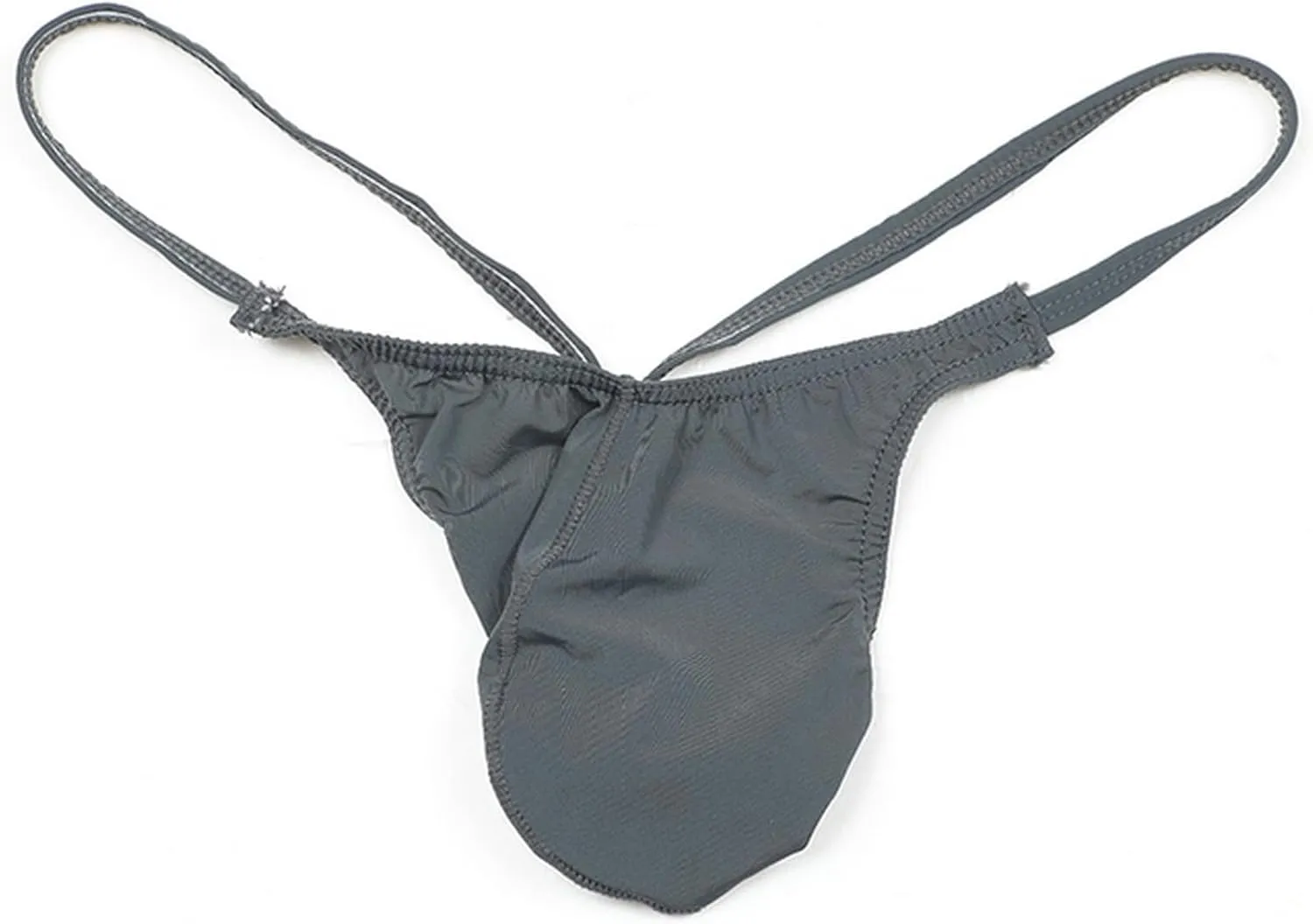 Men's Ice Silk Thong G String Lingerie For Men Sretch G-string T-back Micro